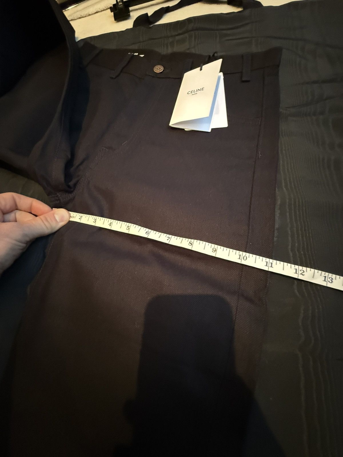 Celine Holy Grail FW21 Celine raw hem flared dylan black jeans 30 Size US 30 / EU 46 - 5 Thumbnail