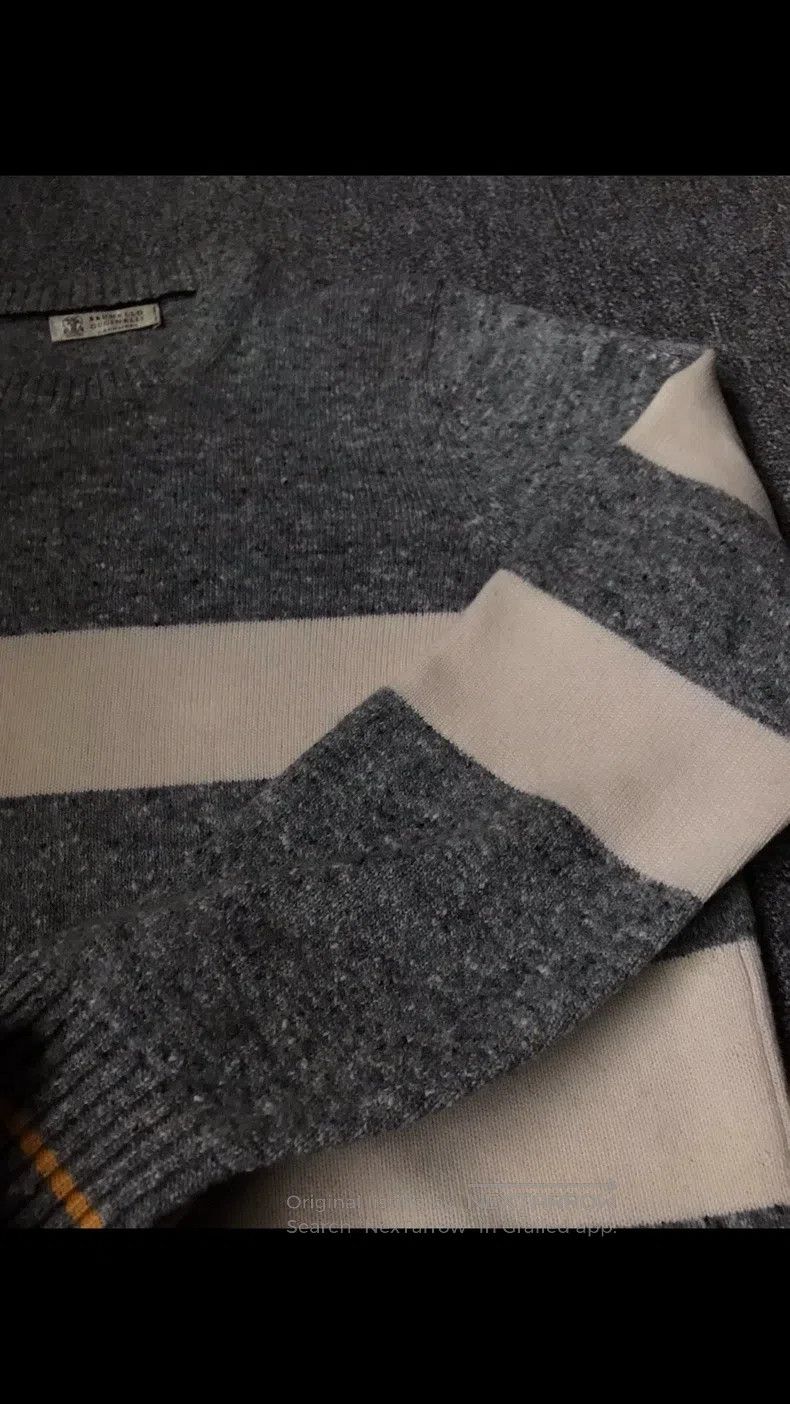 Brunello Cucinelli Brunello Cucinelli Cashmere Sweater, Cashmere and Wool Mat Size US M / EU 48-50 / 2 - 4 Thumbnail