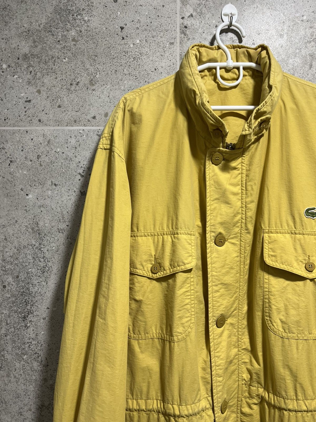 Lacoste × Vintage Lacoste Jacket Yellow Cotton Design Size 5 Size US XL / EU 56 / 4 - 2 Thumbnail