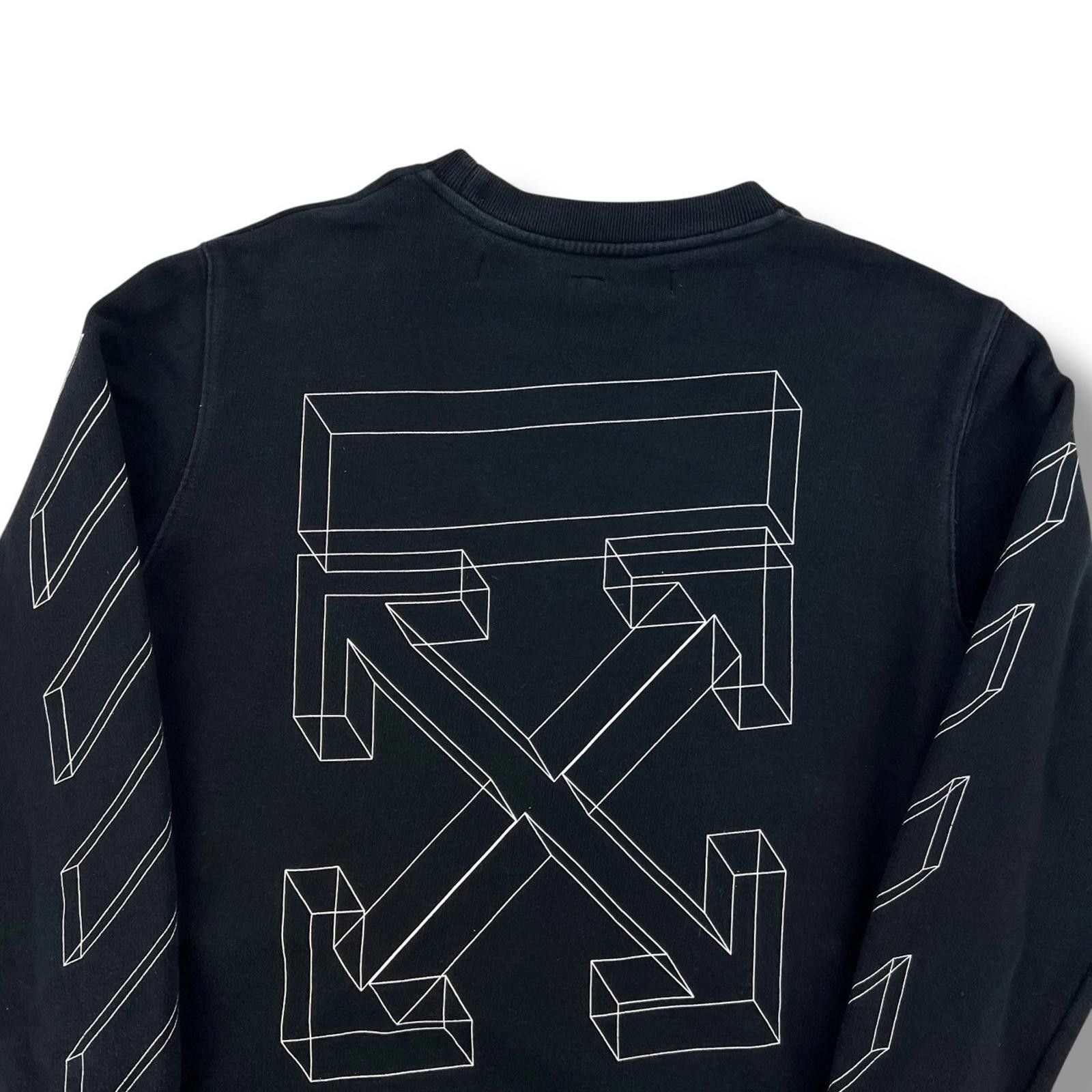 Off-White Off-White Black 3D Arrows Sweatshirt Size US M / EU 48-50 / 2 - 1 Thumbnail