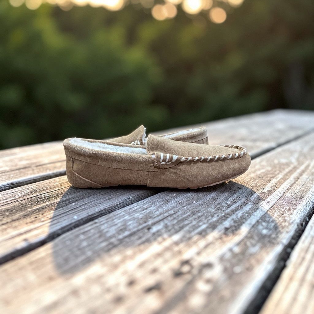 Clarks Clarks Suede Moccasin Slippers Size US 10 / EU 43 - 1 Thumbnail