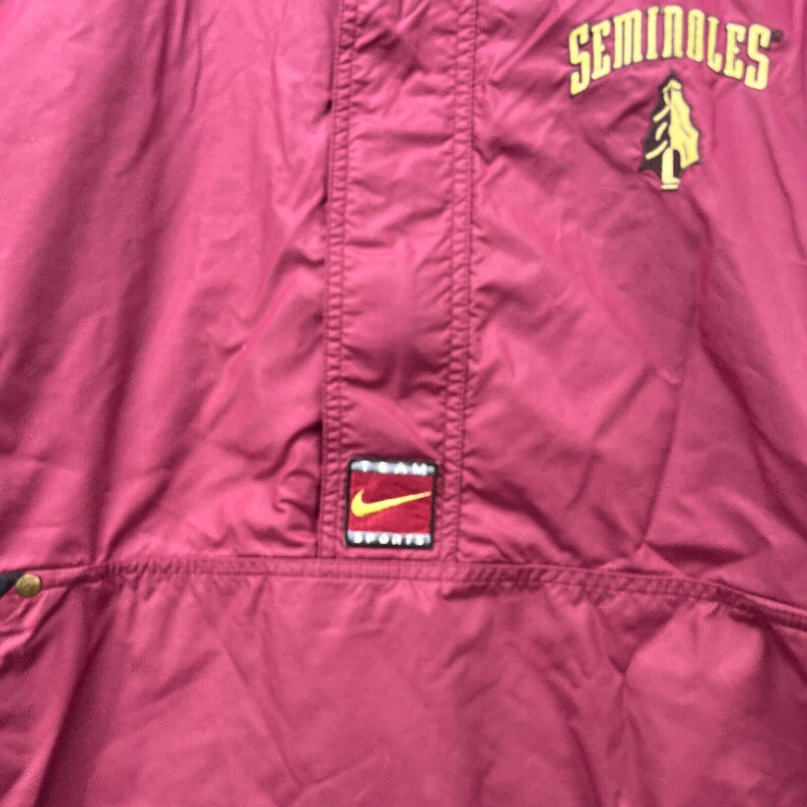 Nike × Vintage Vintage 90s Nike FSU Florida State University Seminoles XL Size US XL / EU 56 / 4 - 3 Thumbnail