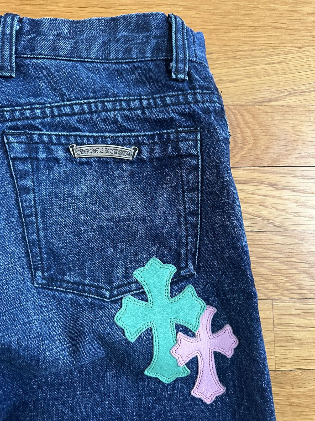 Chrome Hearts Custom Cross patch denim 1/1 special order Size US 29 - 12 Thumbnail