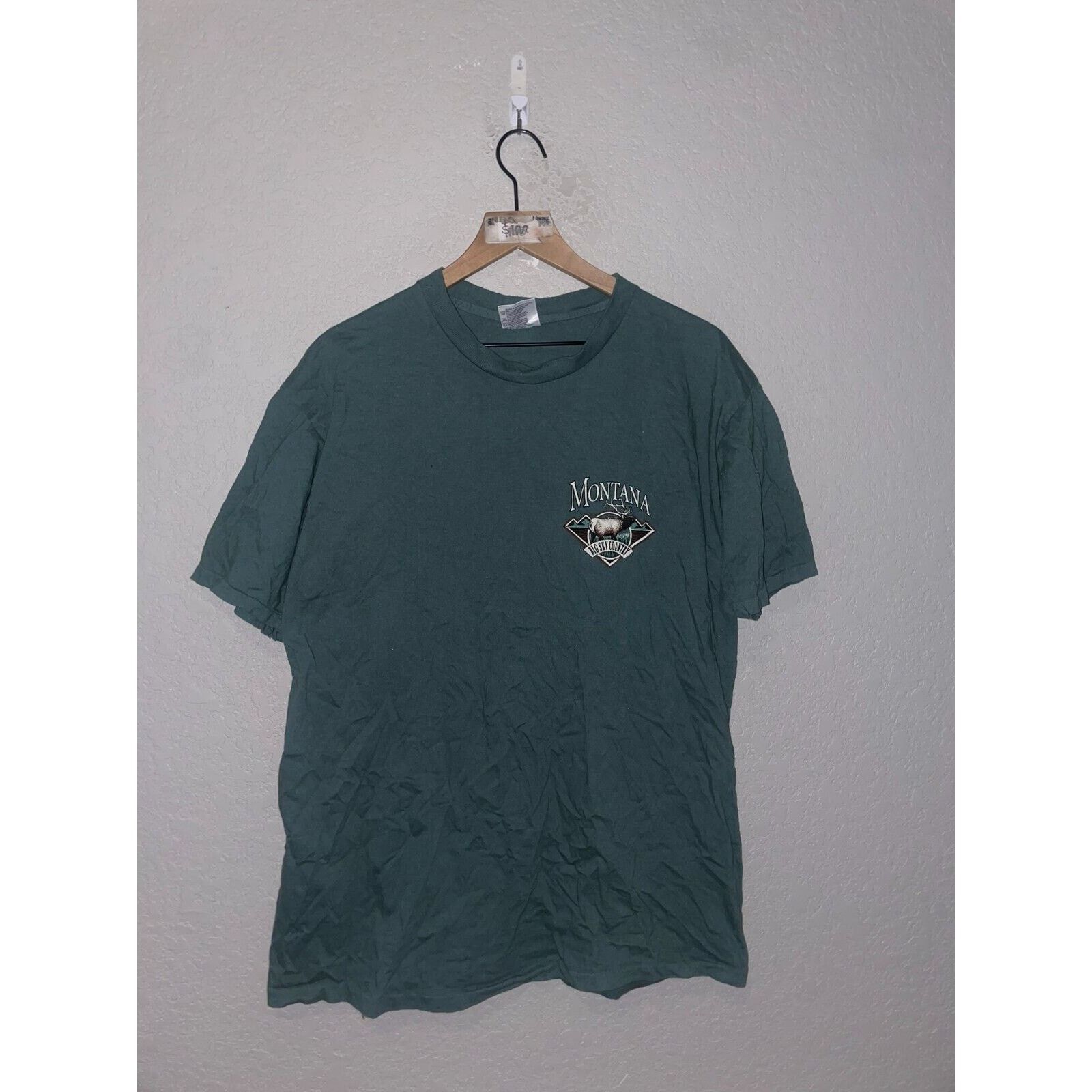 Vintage Vintage Montana Back Country Outfitters Shirt Elk Tee 90s L Size US L / EU 52-54 / 3 - 2 Thumbnail