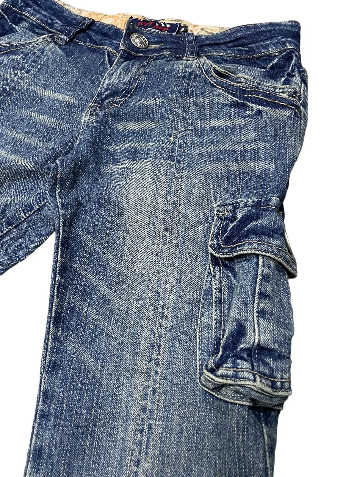 Hysteric Glamour AFT Japan Asymmetrical Cargo Flared Jeans Size 27" / US 4 / IT 40 - 10 Thumbnail