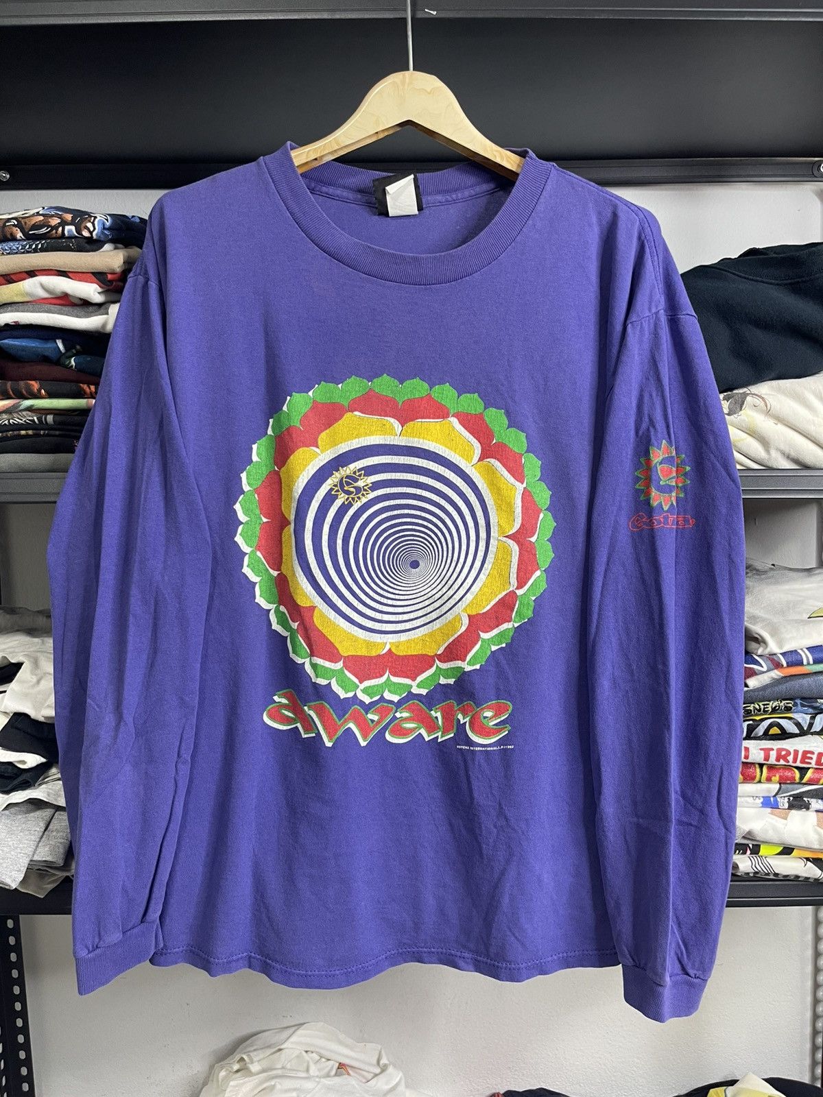 Gotcha Rare “AWARE” Gotcha Surf 90s Long Sleeve Size US L / EU 52-54 / 3 - 1 Thumbnail