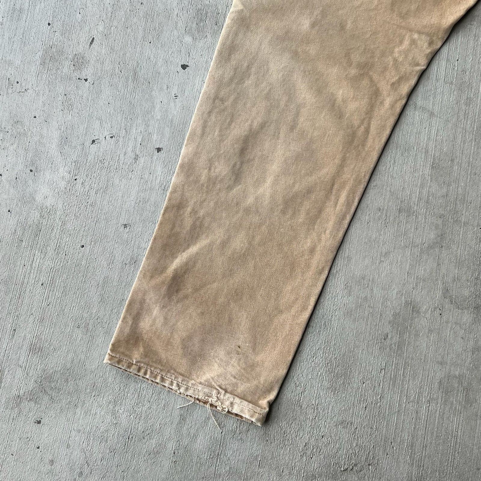 Carhartt × Vintage Carhartt brown faded double knee work wear carpenter pants Size US 37 - 10 Thumbnail