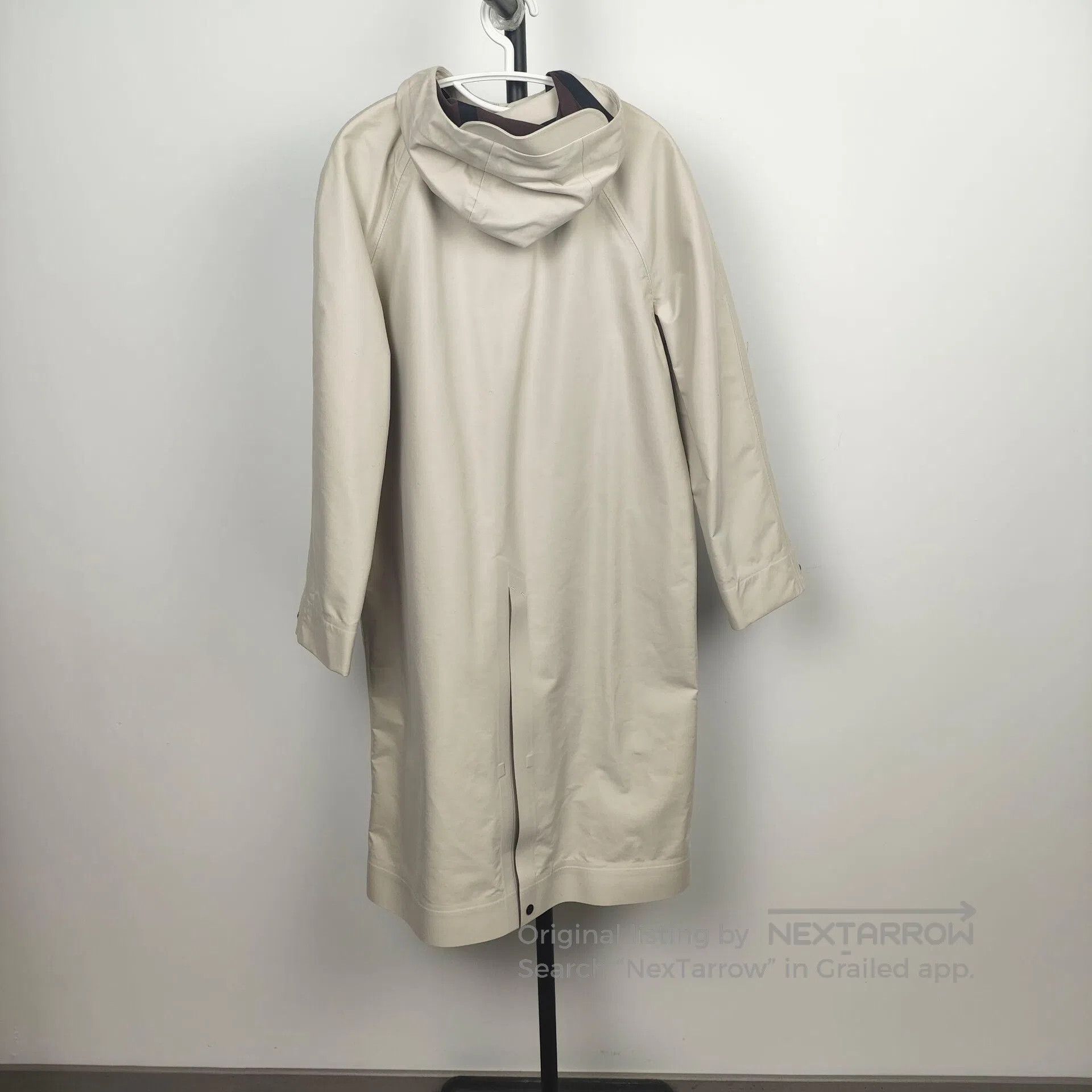 Hermes Hermes Off-white Hooded Long Coat| Size US S / EU 44-46 / 1 - 3 Thumbnail
