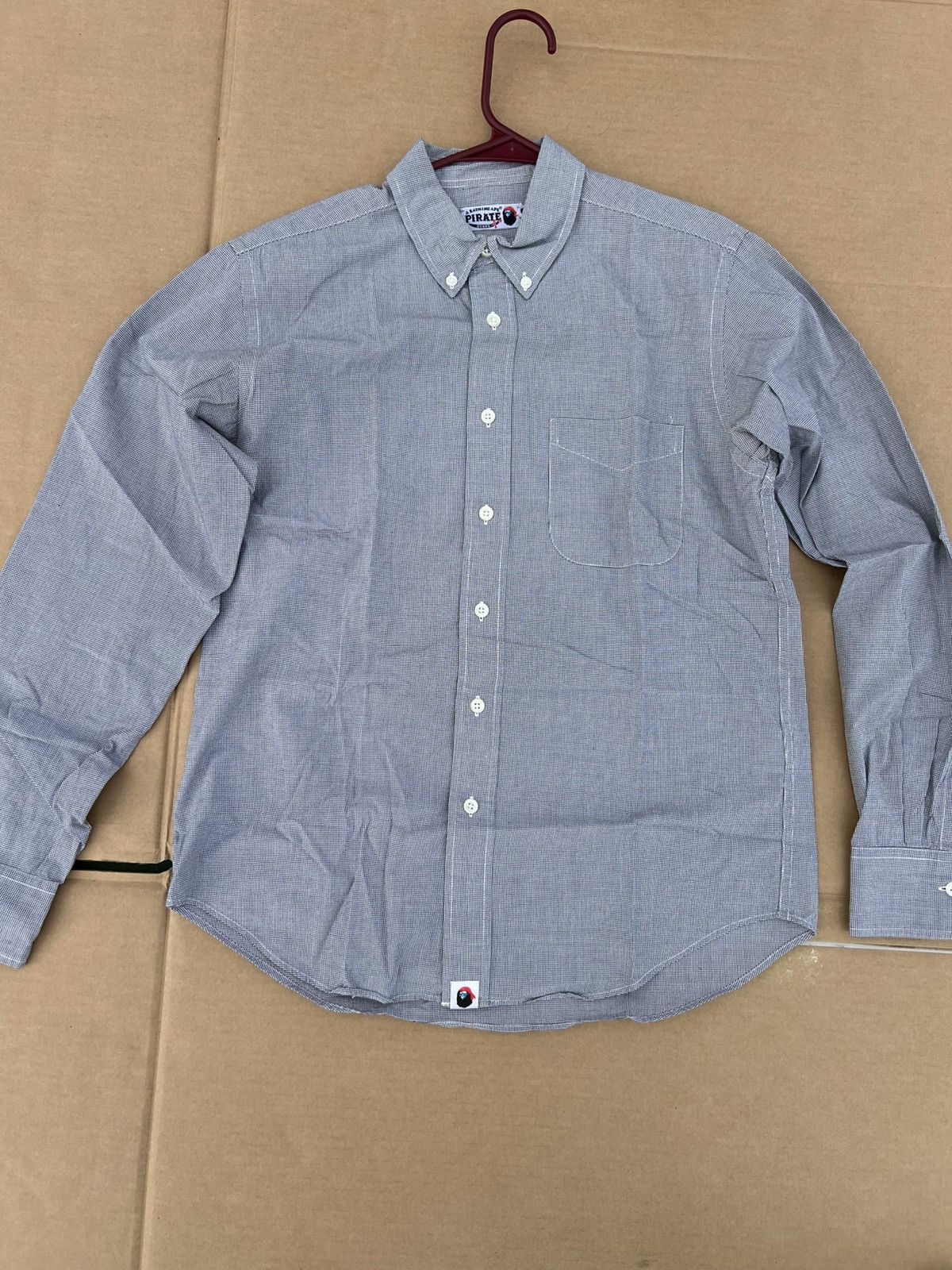 A Bathing Ape Pirate Button Up Dress Shirt
