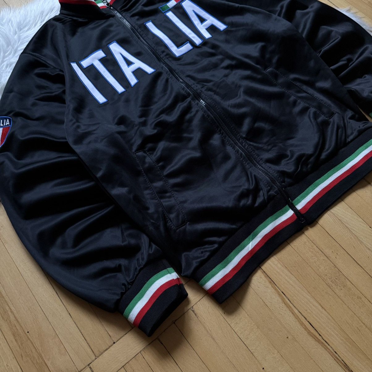Other 📌 Vintage Crazy Italia Blokecore Y2K Track Zip-Up Jacket Size US M / EU 48-50 / 2 - 4 Thumbnail