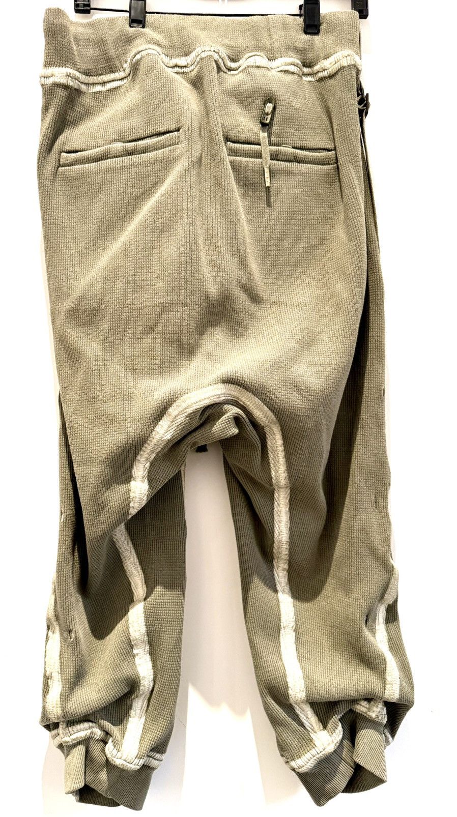 Boris Bidjan Saberi Rib knit , cotton lyocell , main label , handcrafted Size US 30 / EU 46 - 4 Thumbnail