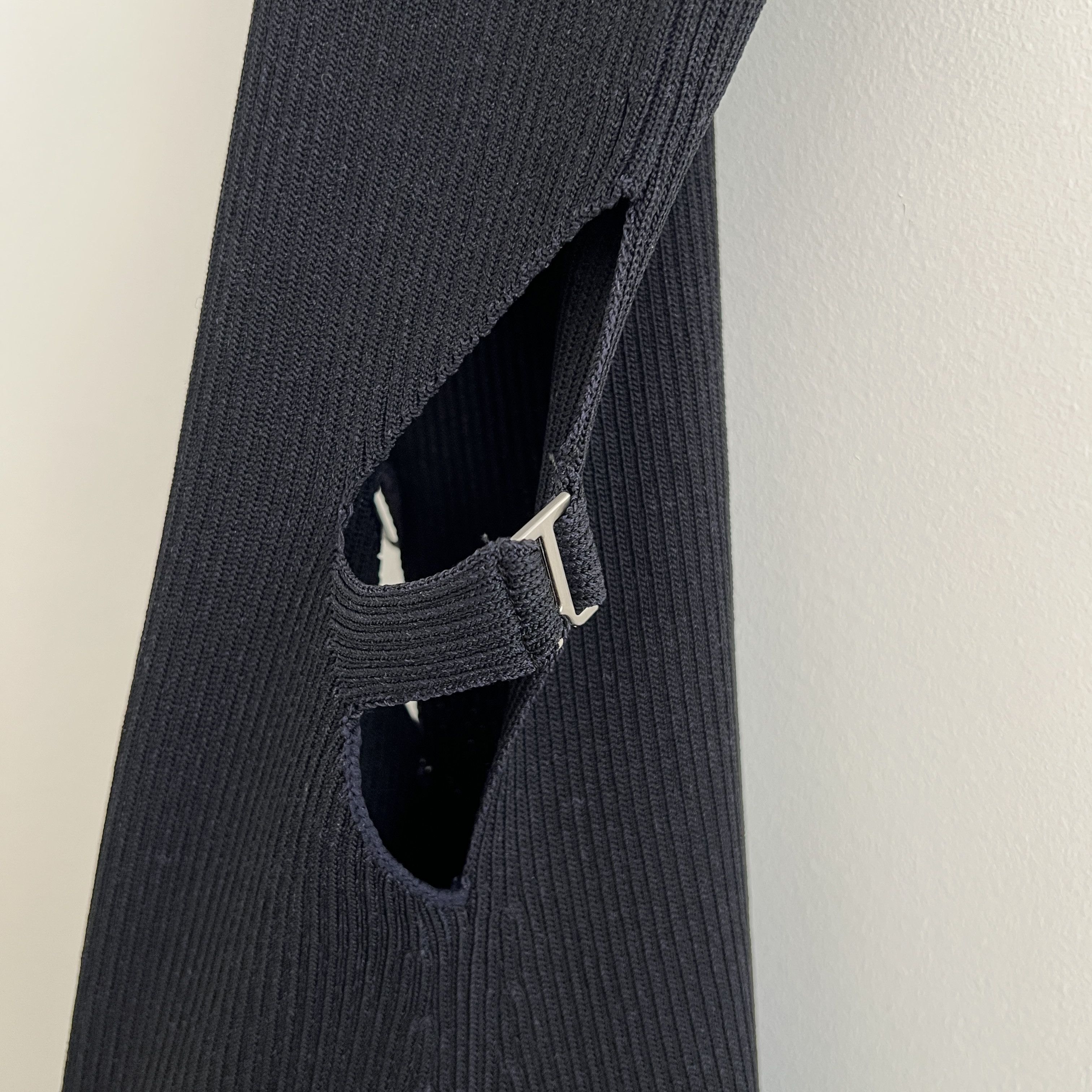 Dion Lee Lustrate Fork Dress in Dark Navy Size XS / US 0-2 / IT 36-38 - 3 Thumbnail