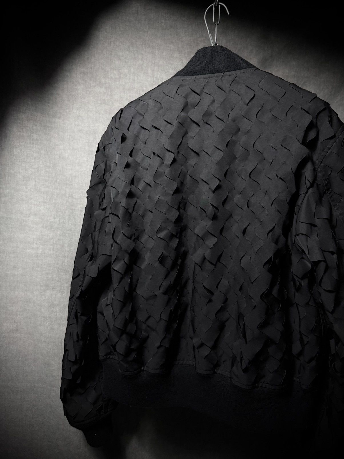 JOHN LAWRENCE SULLIVAN John Lawrence Sullivan 17AW 3D Woven Ribbon MA-1 Bomber Size US L / EU 52-54 / 3 - 8 Thumbnail
