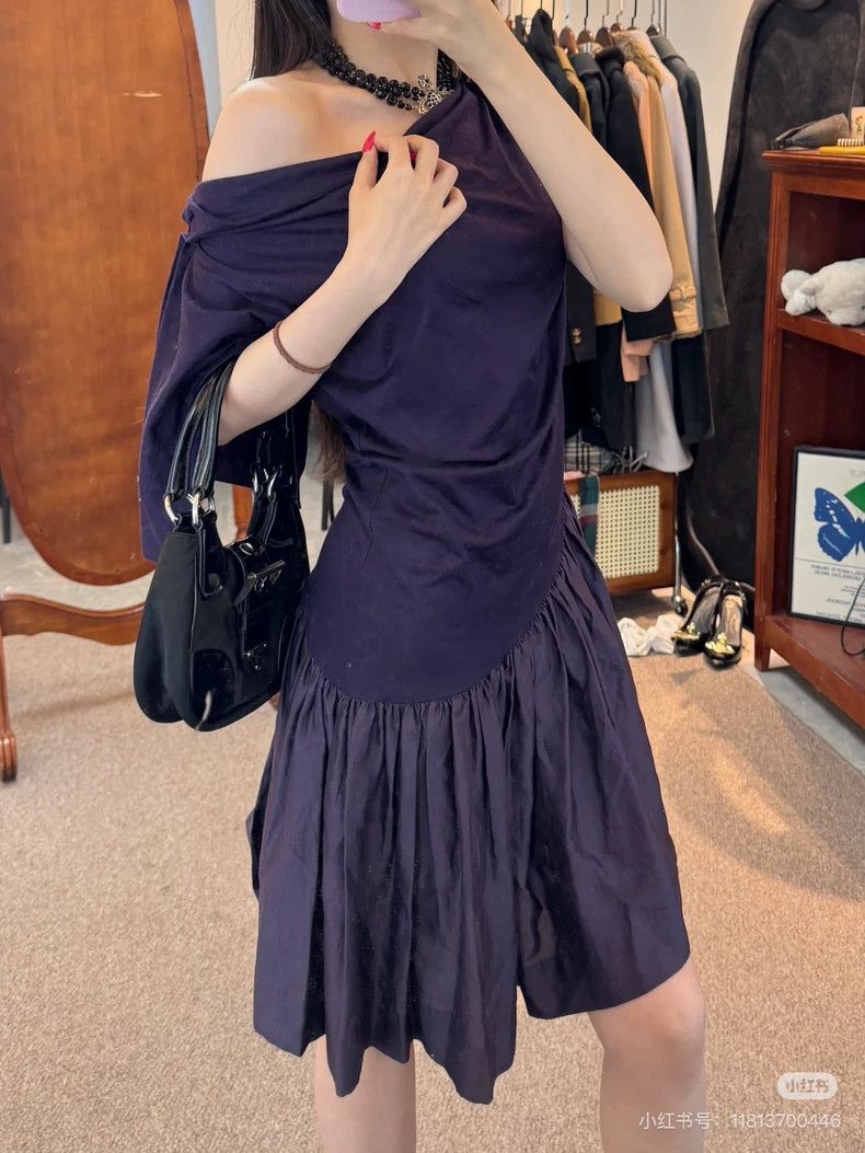 Vivienne Westwood Vivienne Westwood Purple morphing witch wind dress Size M / US 6-8 / IT 42-44 - 1 Thumbnail
