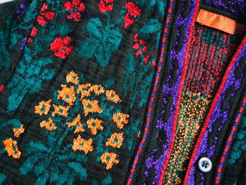 Kenzo KENZO Silk embroidered flowers knit sweater Size M / US 6-8 / IT 42-44 - 9 Thumbnail
