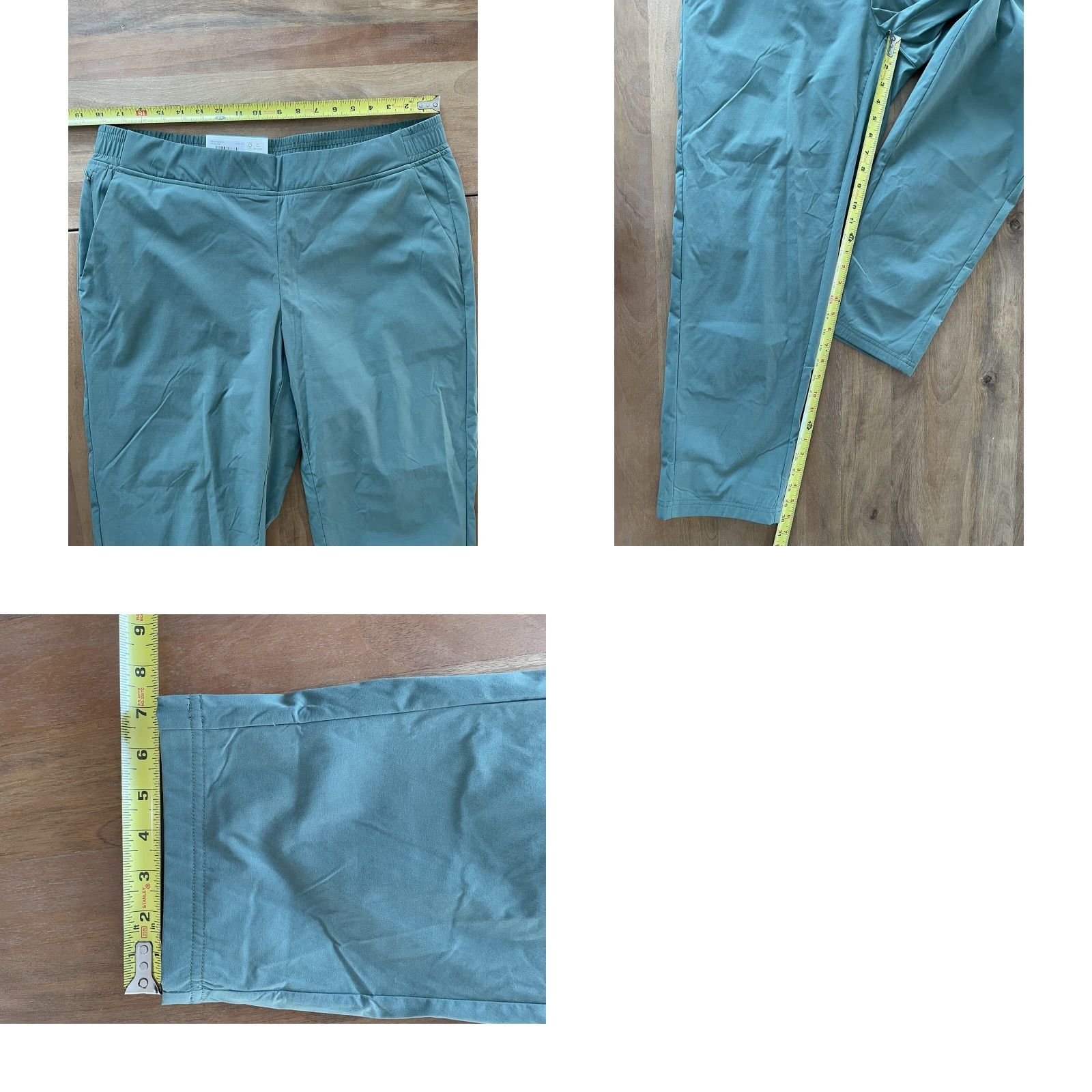 ZeroXposur NWT ZeroXposur Stretch Pull On Pants XL Green Zip Pockets Jogger Women Size XL City Hip Hop 80s 90s Commuter Style Pants Size 40" / US 18 - 8 Thumbnail