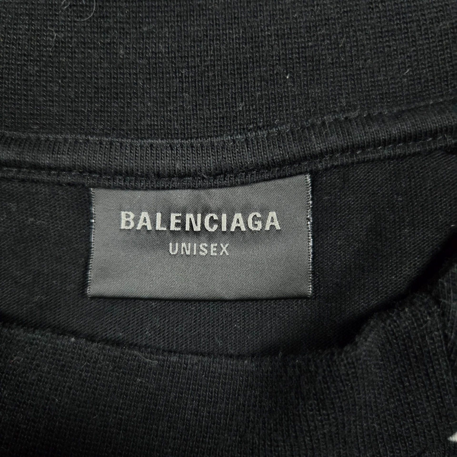 Balenciaga balenciaga black short sleeve football t-shirt Size US M / EU 48-50 / 2 - 5 Thumbnail