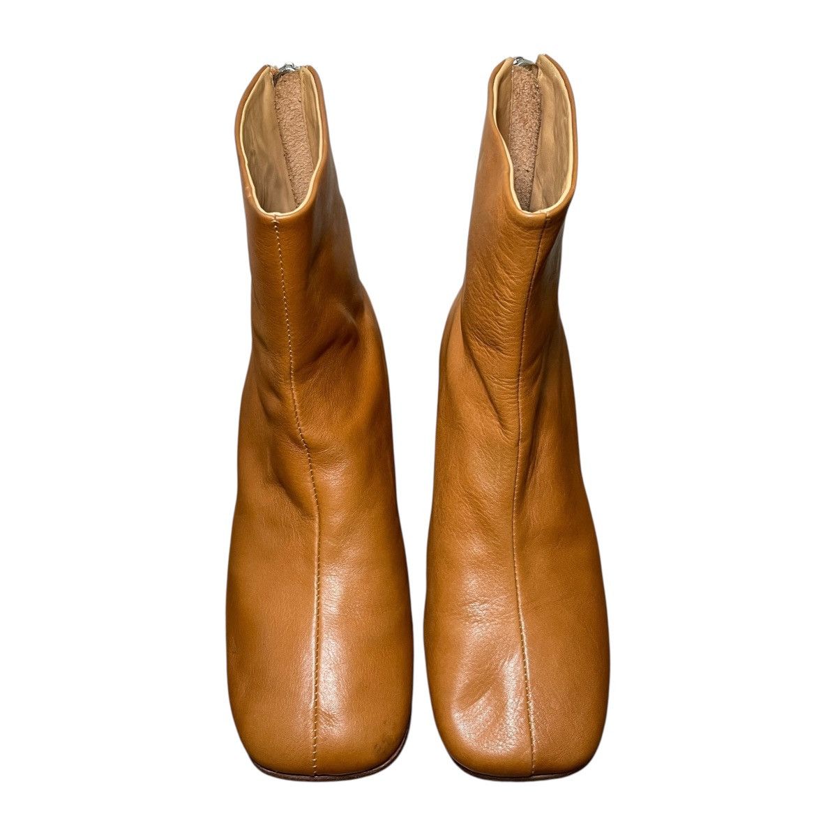 MM6 MM6 Maison Margiela Pebbled-leather Anatomic Ankle Boots Size US 8 / IT 38 - 3 Thumbnail
