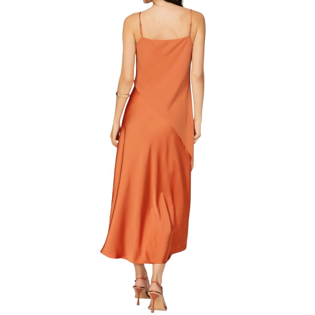 Jonathan Saunders Saunders x RTR Chiffon Overlay Dress in Orange, Size US 4 Size S / US 4 / IT 40 - 3 Thumbnail