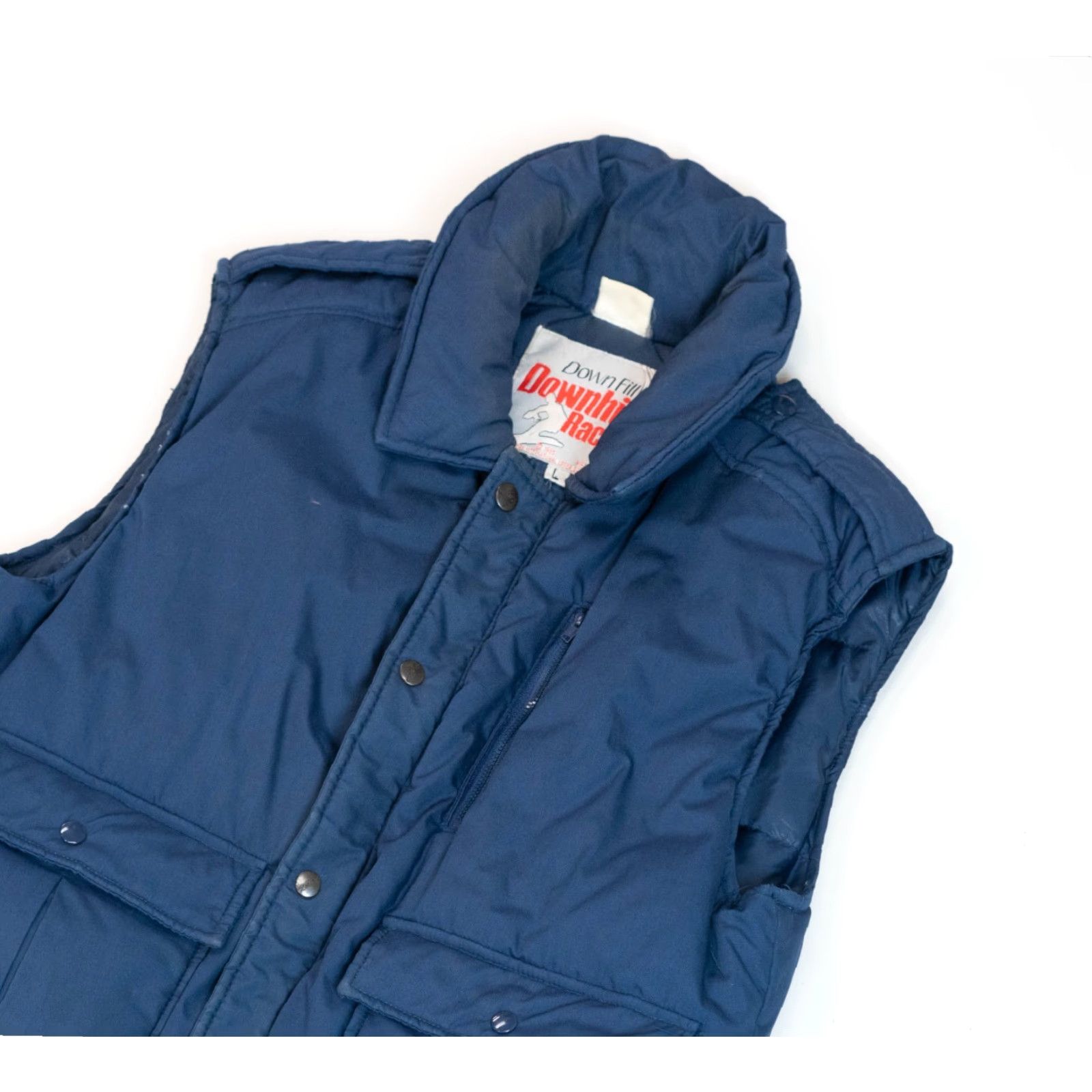 Vintage VINTAGE Downhill Racer Vest Blue Puffer Jacket 80s Style Men Size L Size US L / EU 52-54 / 3 - 2 Thumbnail