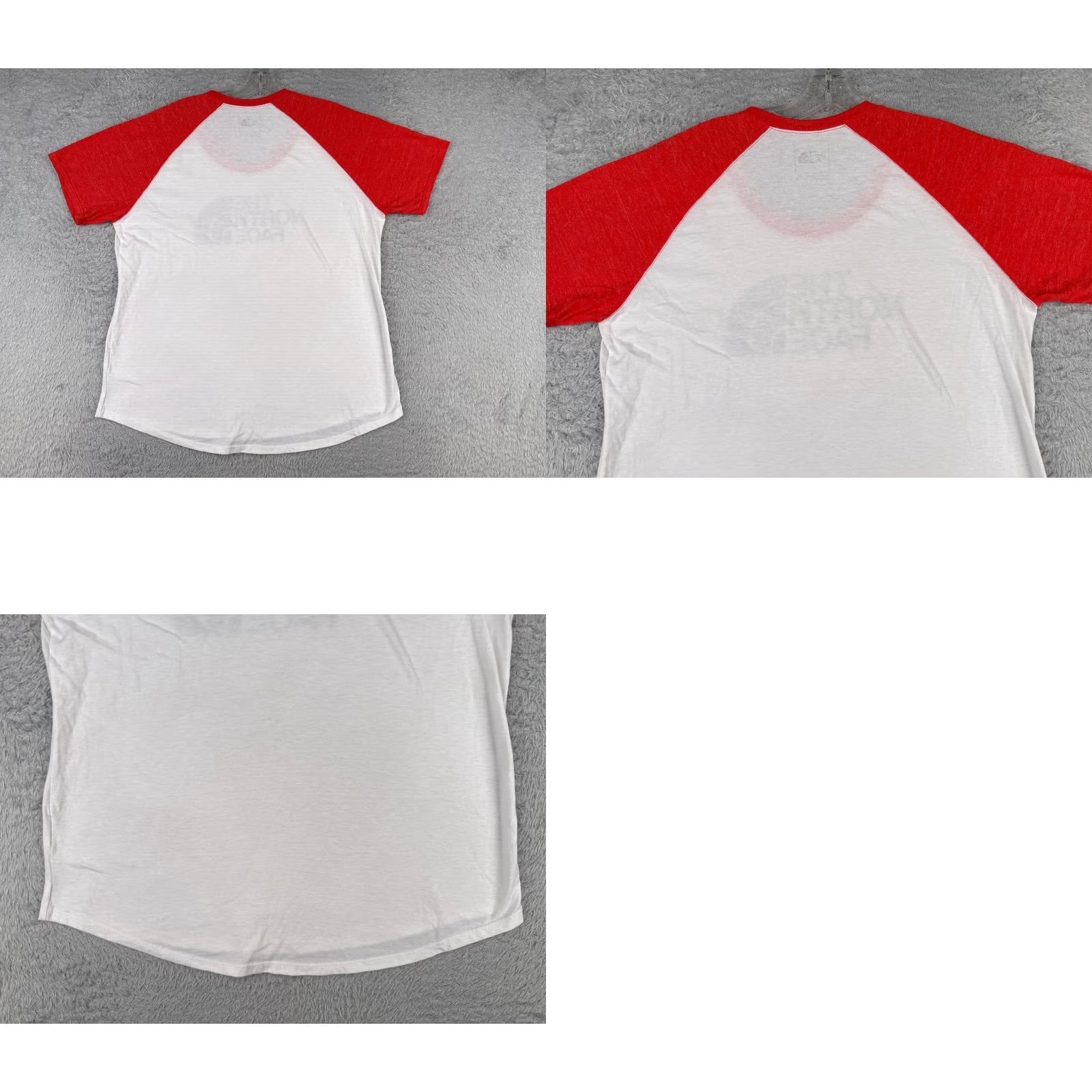 The North Face The North Face Shirt Women XL Red Raglan Short Sleeve Cotton Jersey Crew Neck Pullover T-Shirt Basic Outdoor All Seasons Spring Summer Fall Womens Size XL / US 12-14 / IT 48-50 - 9 Thumbnail