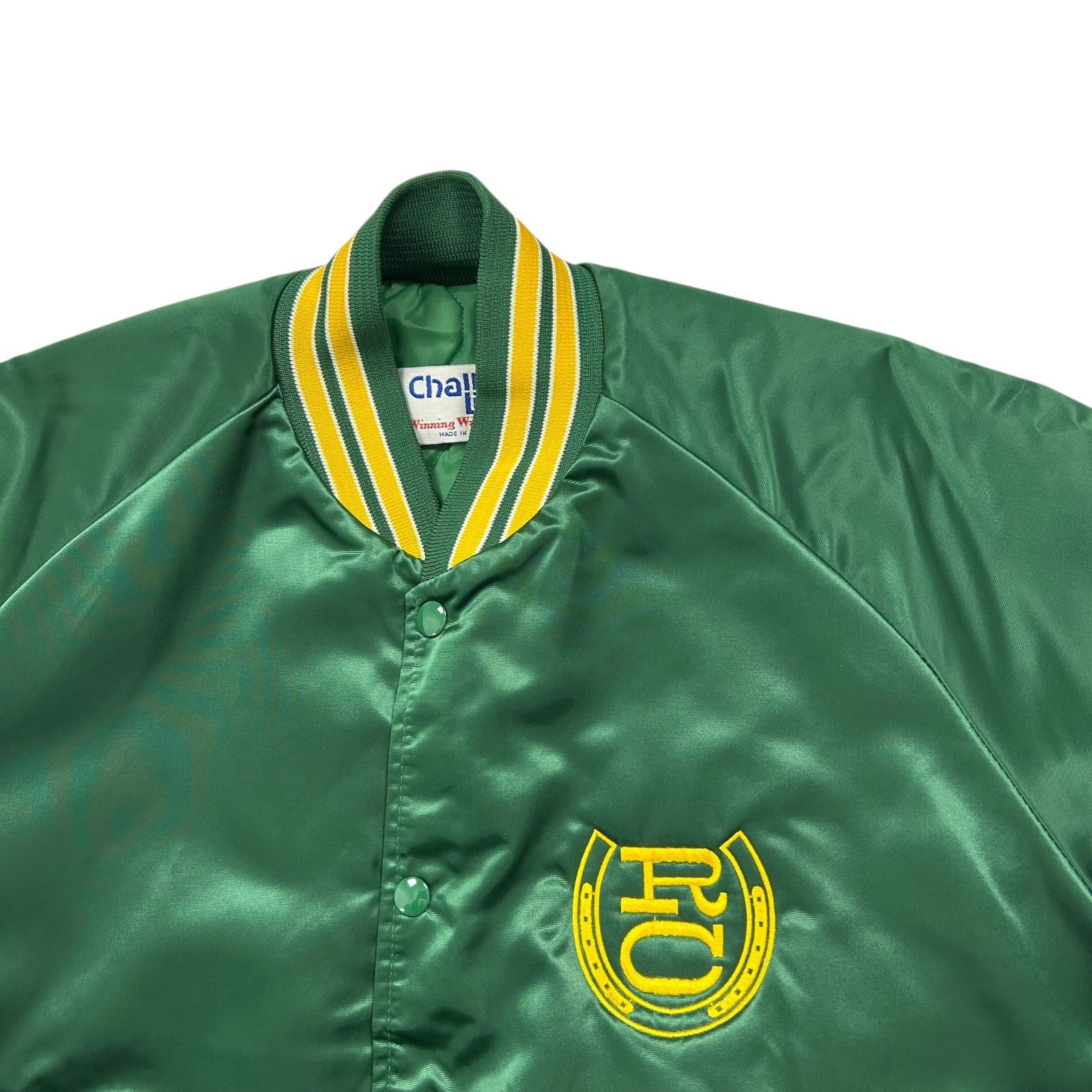 Chalk Line VTG 90s RAW HIDE CALIFORNIA SATIN JACKET SPELL OUT SIZE M Size US M / EU 48-50 / 2 - 4 Thumbnail