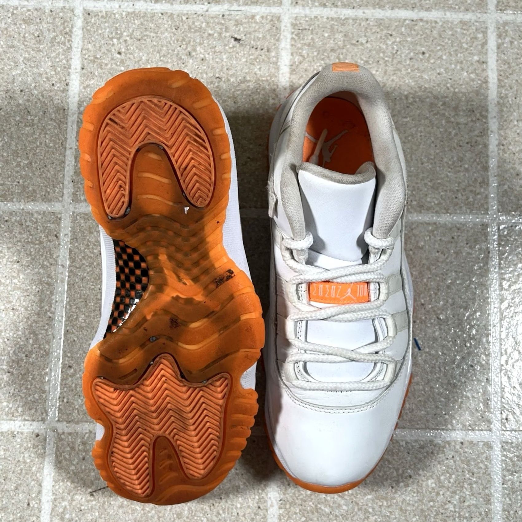 Jordan Brand Nike Air Jordan 11 Retro Low Bright Citrus AH7860-139 Womens 8 Mens 6.5 White Shoes Size US 7 / EU 40 - 5 Thumbnail