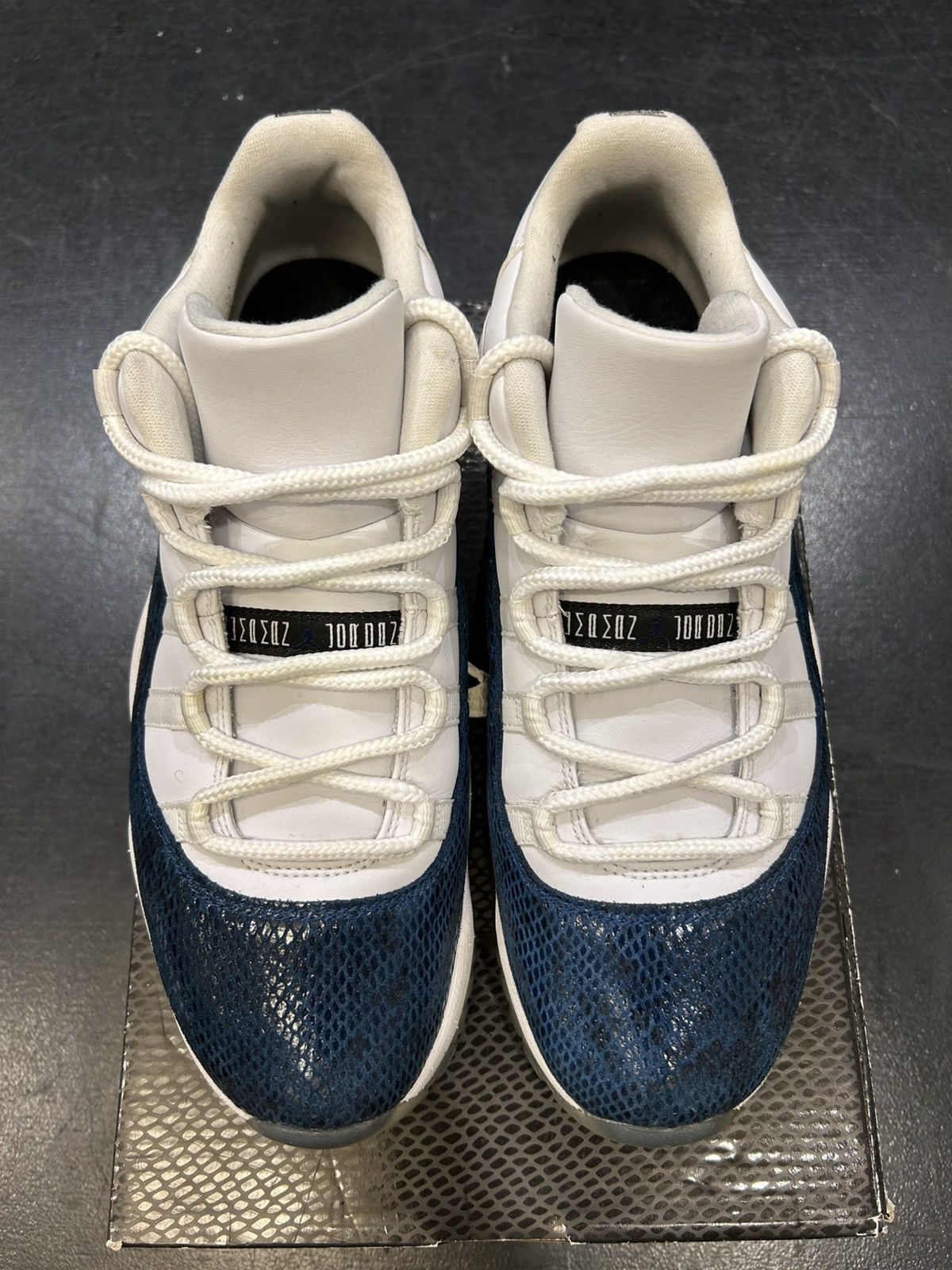 Jordan Brand Jordan 11 Retro Low ‘Snake Navy’ Size US 11 / EU 44 - 4 Thumbnail