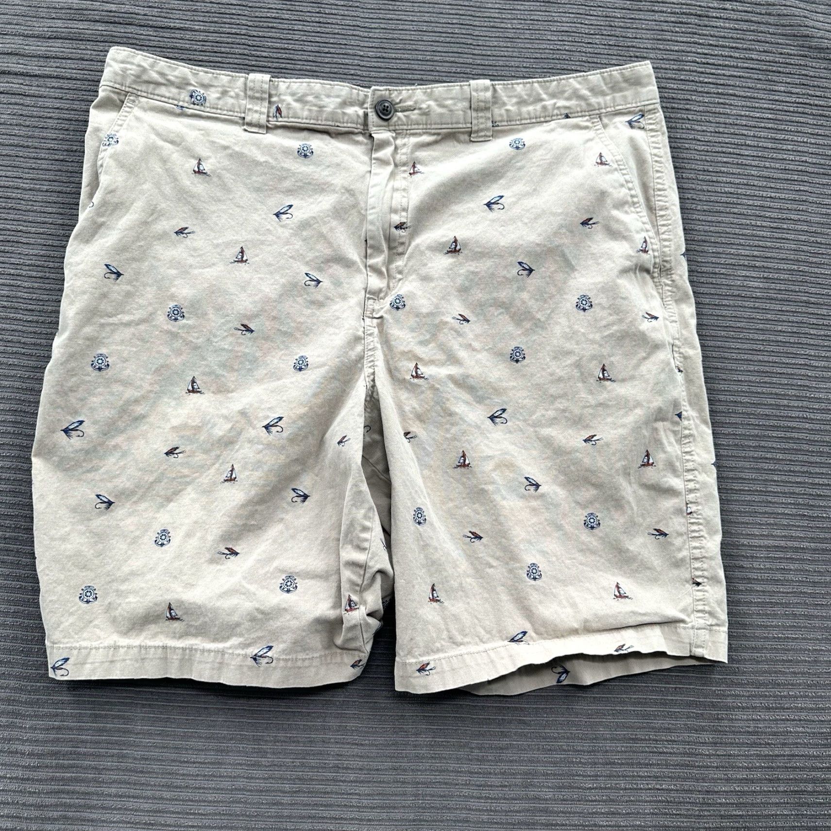 Vintage Magellan Shorts Men 38 Brown Cotton Beach Outdoor Chino Casual Travel Size US 38 / EU 54 - 2 Thumbnail