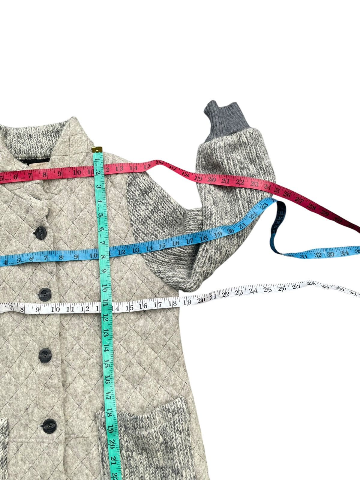 Japanese Brand Mind Form Acha Mohair Quilted Jacket Size S / US 4 / IT 40 - 12 Thumbnail