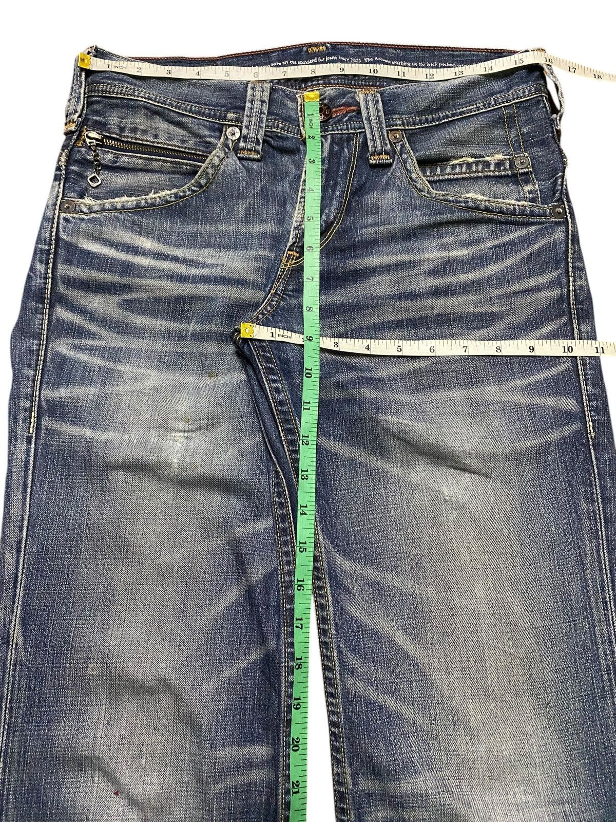 Levi's Vintage Clothing Vintage Levis 502 Faded Wash Distressed Loose Jeans Size US 31 - 14 Thumbnail