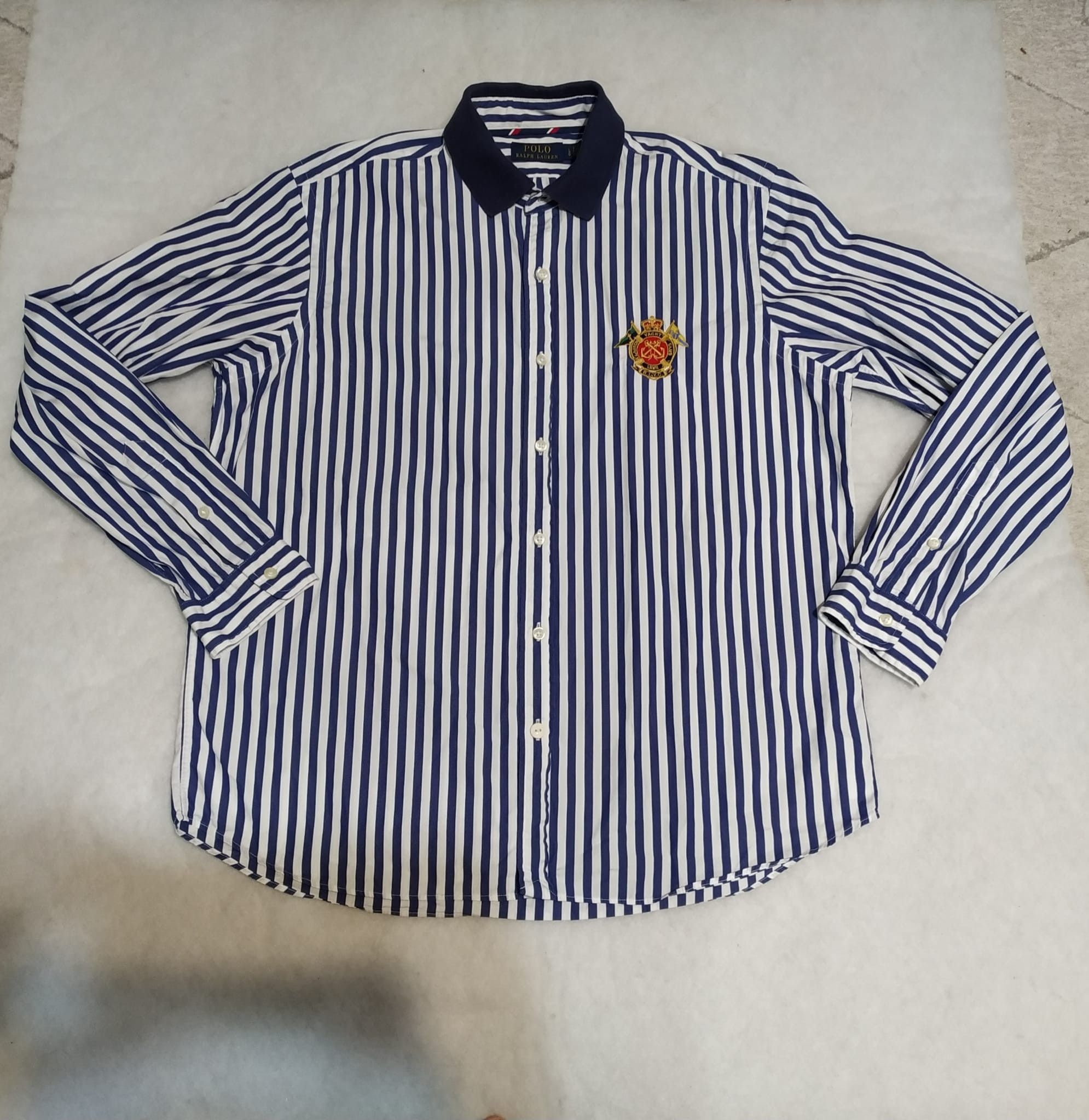 Polo Ralph Lauren Polo Ralph Lauren Yacht Club striped shirt navy white Size US L / EU 52-54 / 3 - 2 Thumbnail