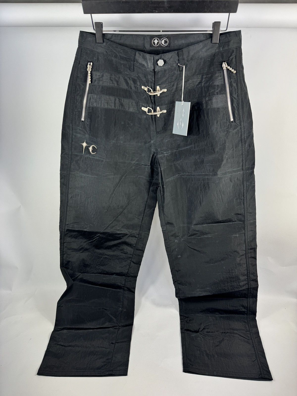 Thug Club METAL DETAILED LIGHT TROUSERS Size US 34 / EU 50 - 1 Thumbnail