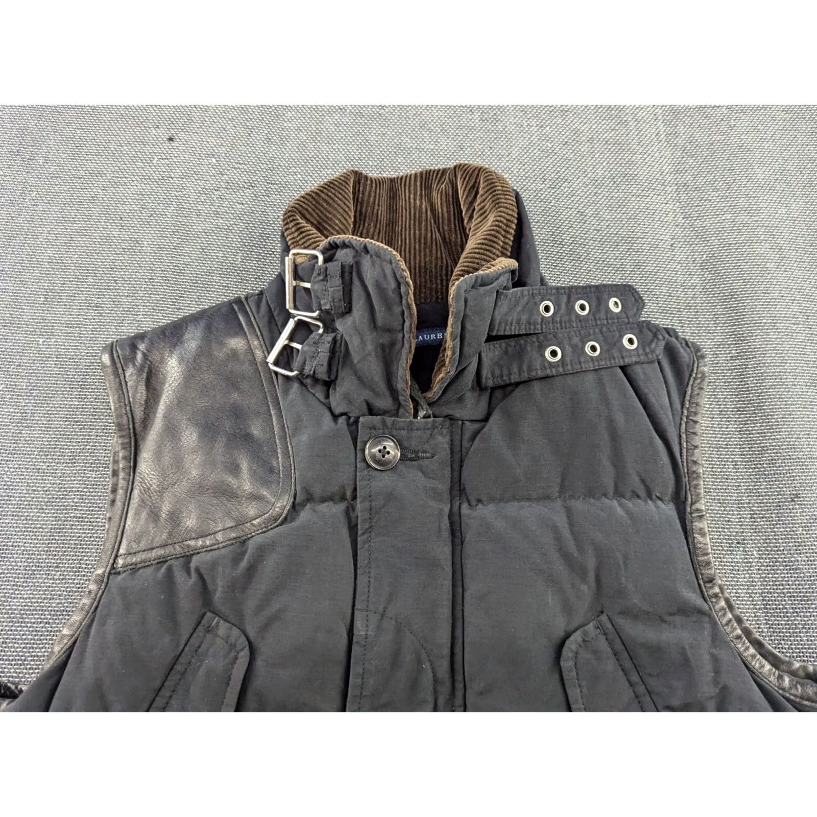 Ralph Lauren VINTAGE Ralph Lauren Womens Goose Down Vest Small Gray Gilet Size S / US 4 / IT 40 - 4 Thumbnail