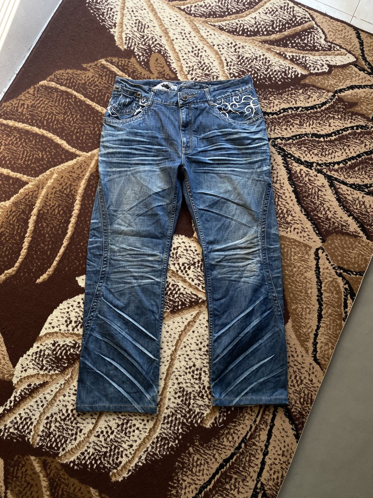 Hysteric Glamour Osaka Big Train Buckle Back Jeans Size US 34 / EU 50 - 1 Thumbnail