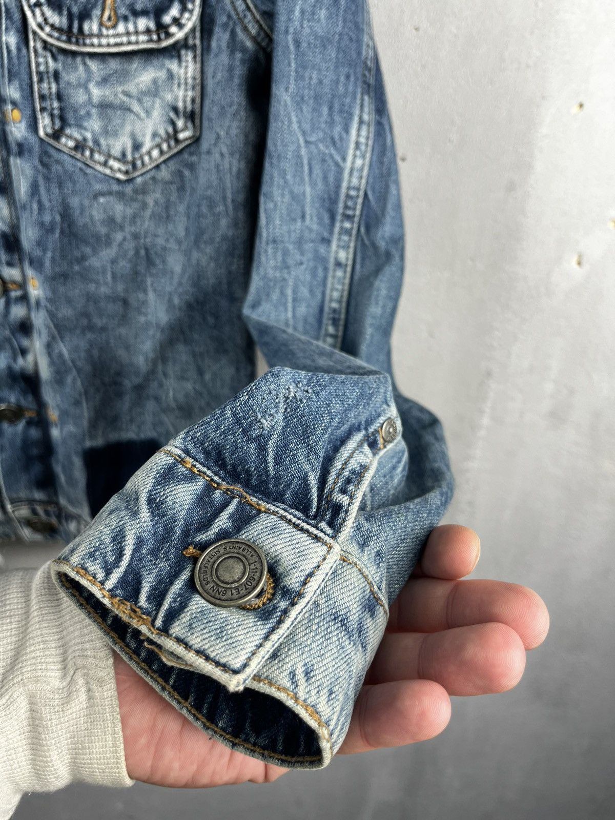 Allsaints Allsaints denim distressed jacket Size US M / EU 48-50 / 2 - 11 Thumbnail