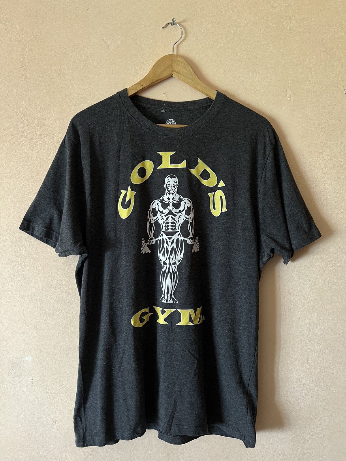 Band Tees × Vintage GOLD’S GYM MUSCLE FIT GRAPHIC LOGO TEE T SHIRT MUSCLE ARNOLD Size US XL / EU 56 / 4 - 1 Thumbnail