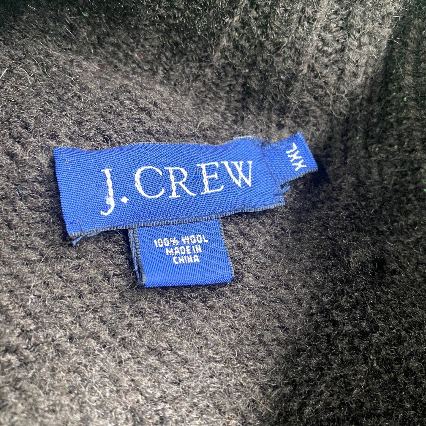 J.Crew VINTAGE J.CREW Sweatshirt Mens 2XL Beige Wool Knit 1/4 Zip Crew Neck Full Zip Nordic Logo Sweatshirt Size US XXL / EU 58 / 5 - 4 Thumbnail
