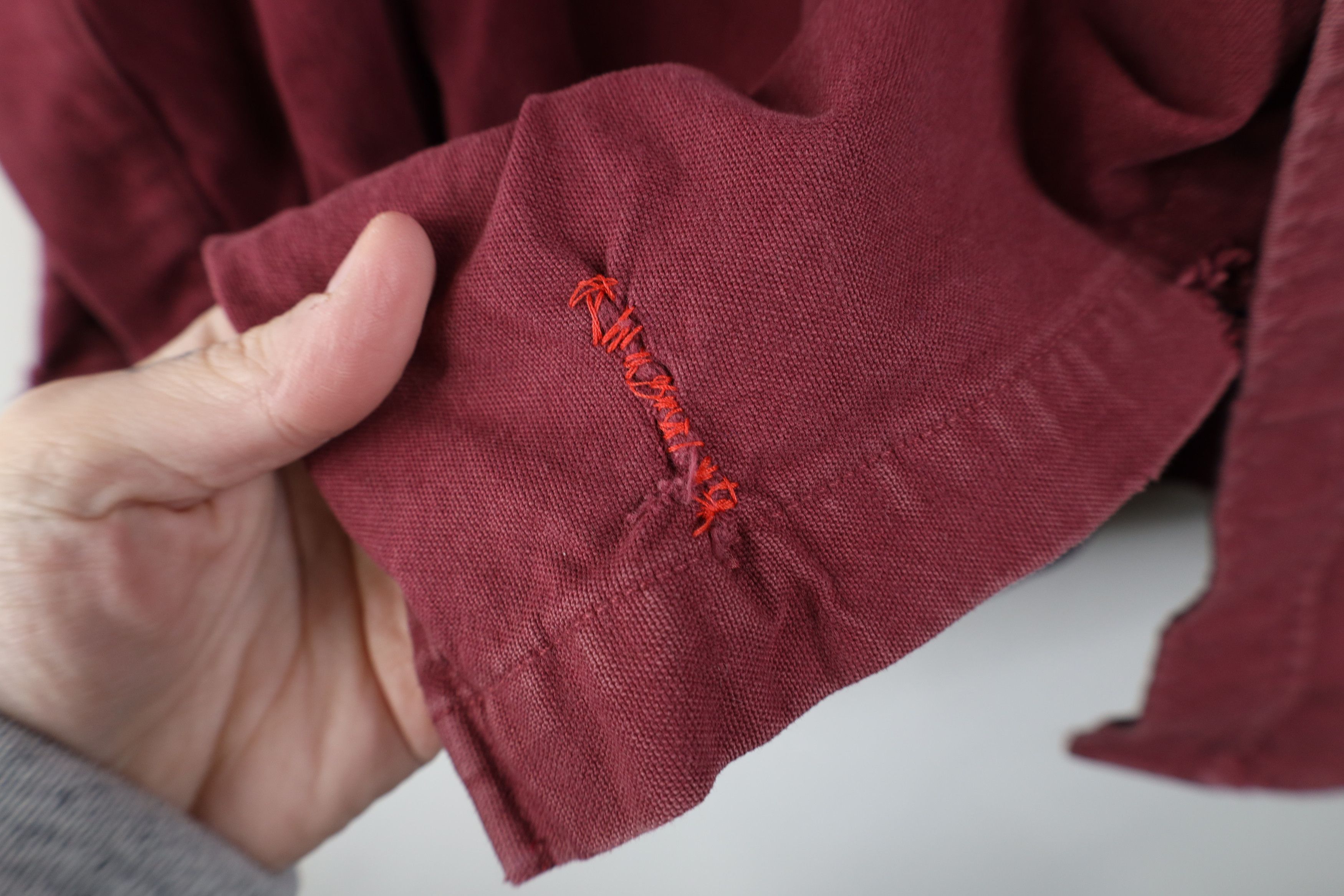 L.L. Bean Vintage LL Bean Chamois Cloth Collared Button Shirt Red Size US L / EU 52-54 / 3 - 4 Thumbnail