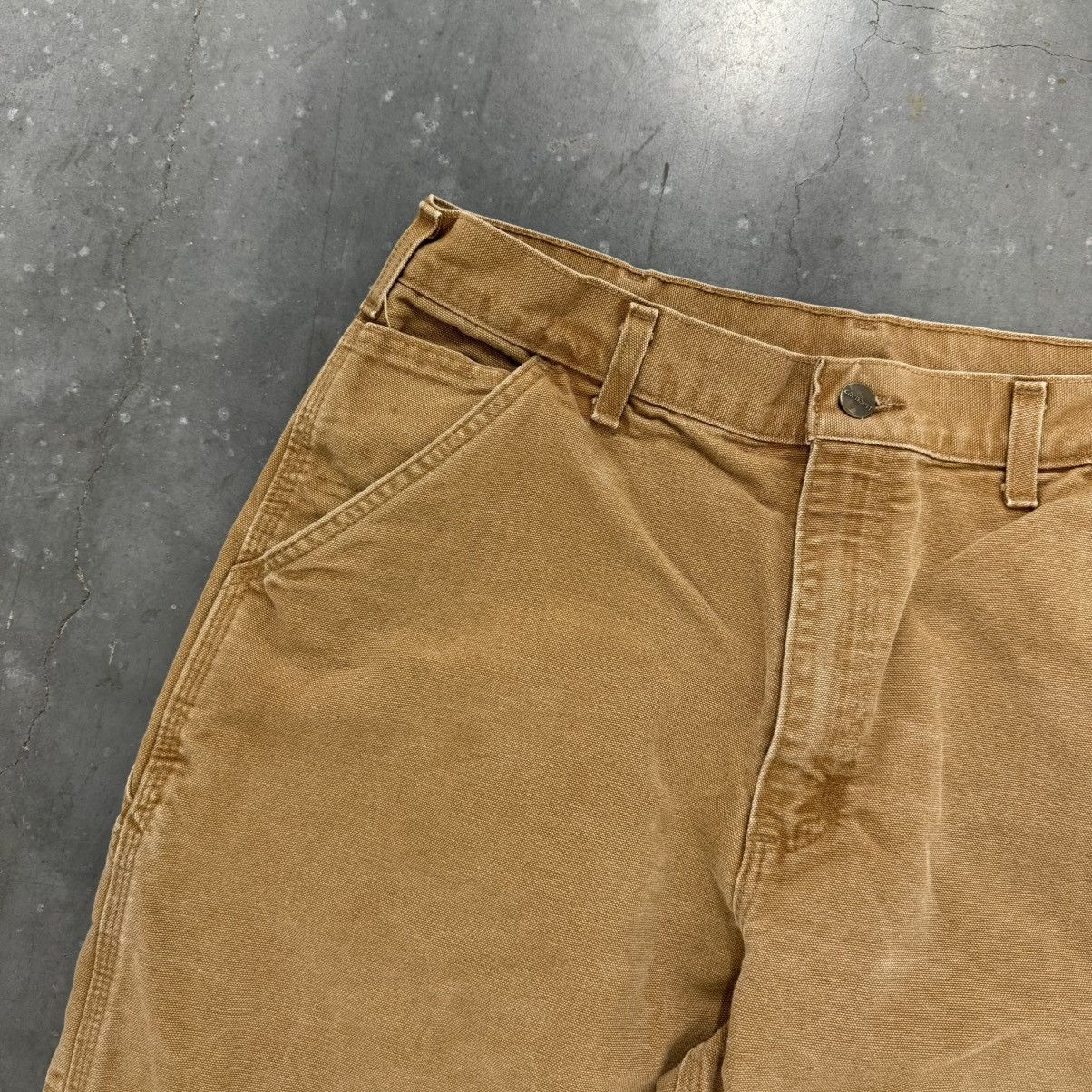 Carhartt × Carhartt Wip × Vintage Vintage Y2K Carhartt Faded Distressed Carpenter Pants Size US 32 / EU 48 - 11 Thumbnail