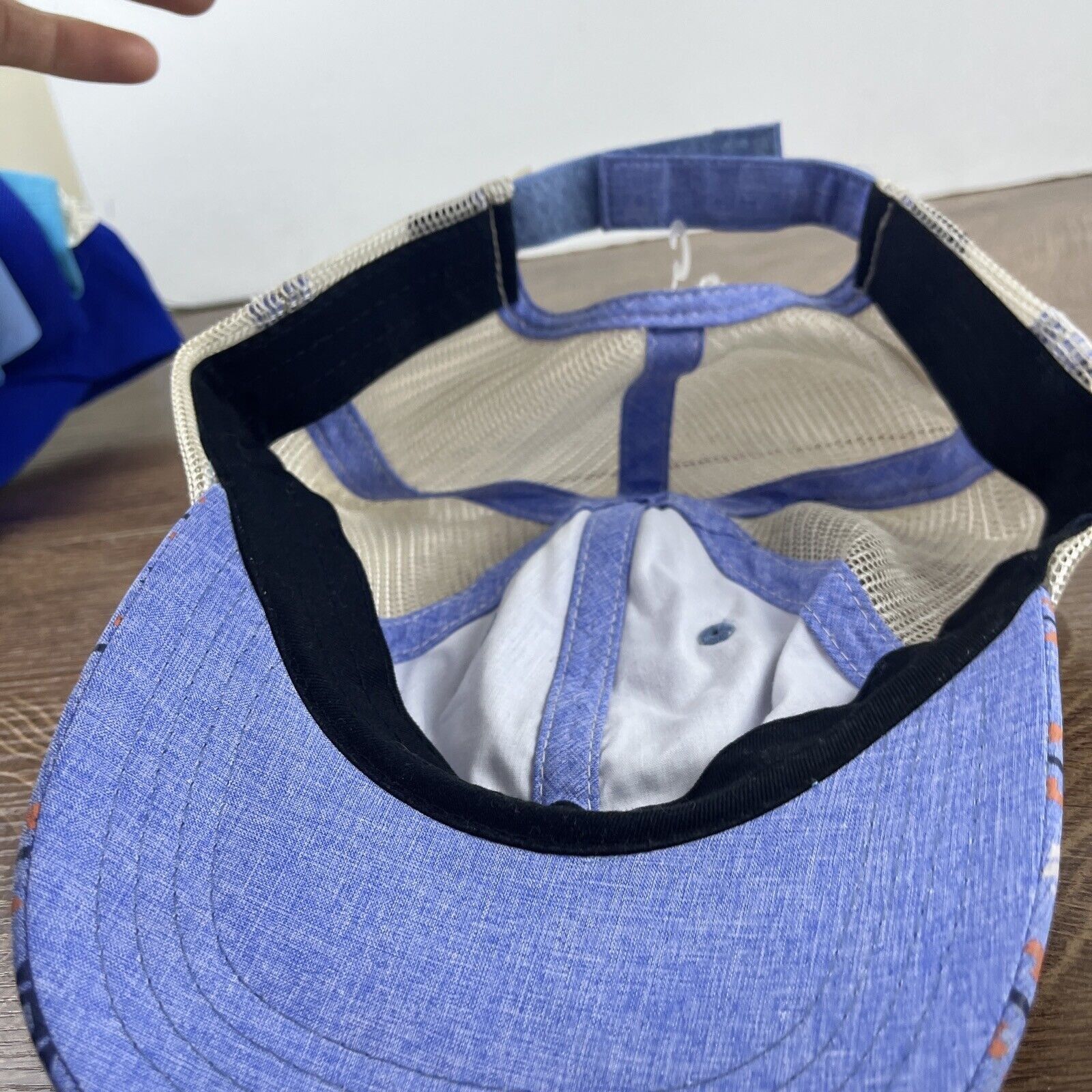 Other Aztec Blue Hat Blue Hat Adjustable Adult Size Hat Blue Cap Size ONE SIZE - 11 Thumbnail