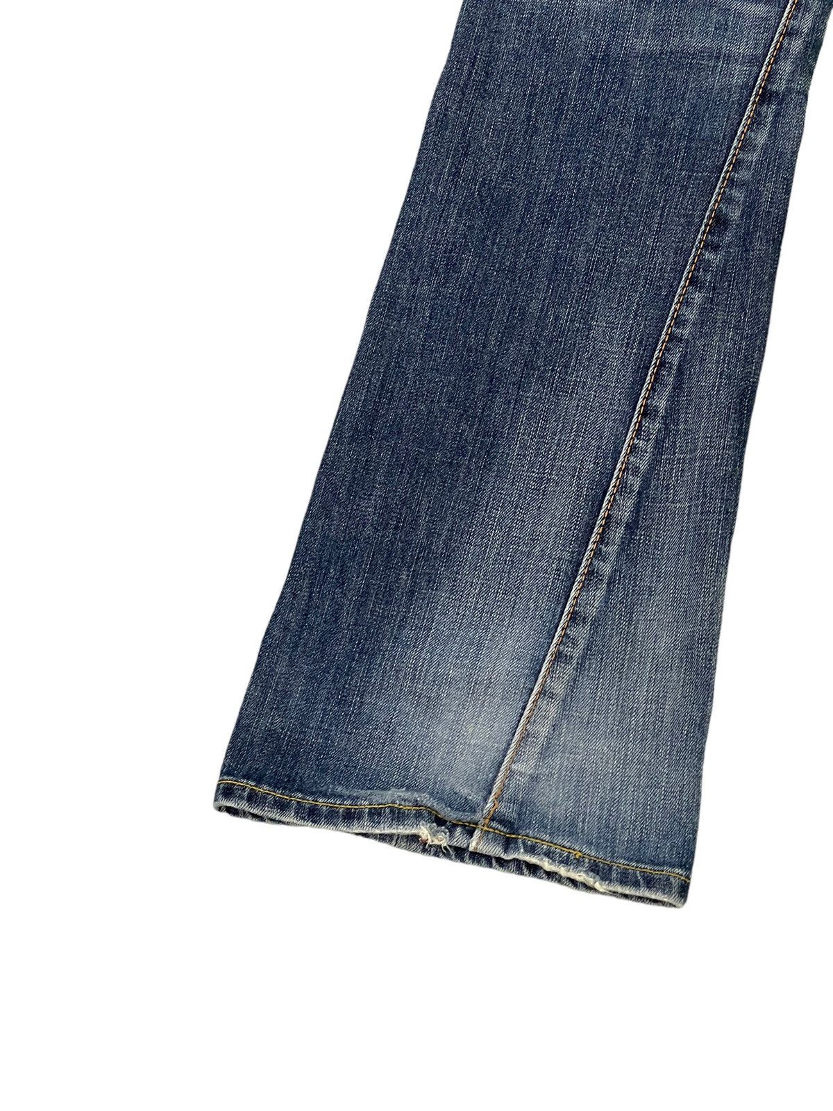 Edwin Flare Jeans Edwin Japan Faded Distress Boot Cut 6🟦7 Size US 30 / EU 46 - 15 Thumbnail