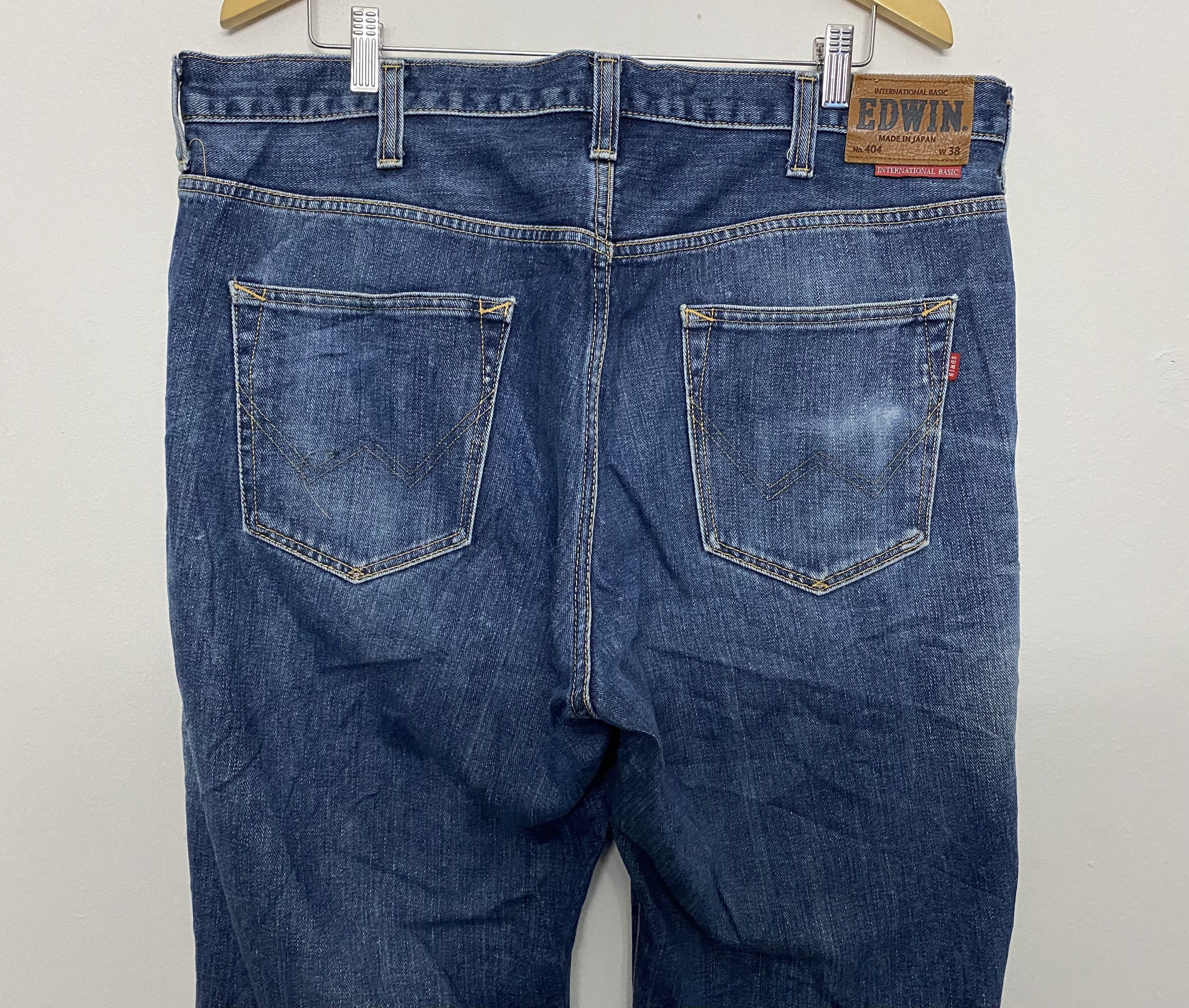 Edwin Edwin 404 MADE IN JAPAN International Basic Denim Jeans W38 Size US 38 / EU 54 - 7 Thumbnail