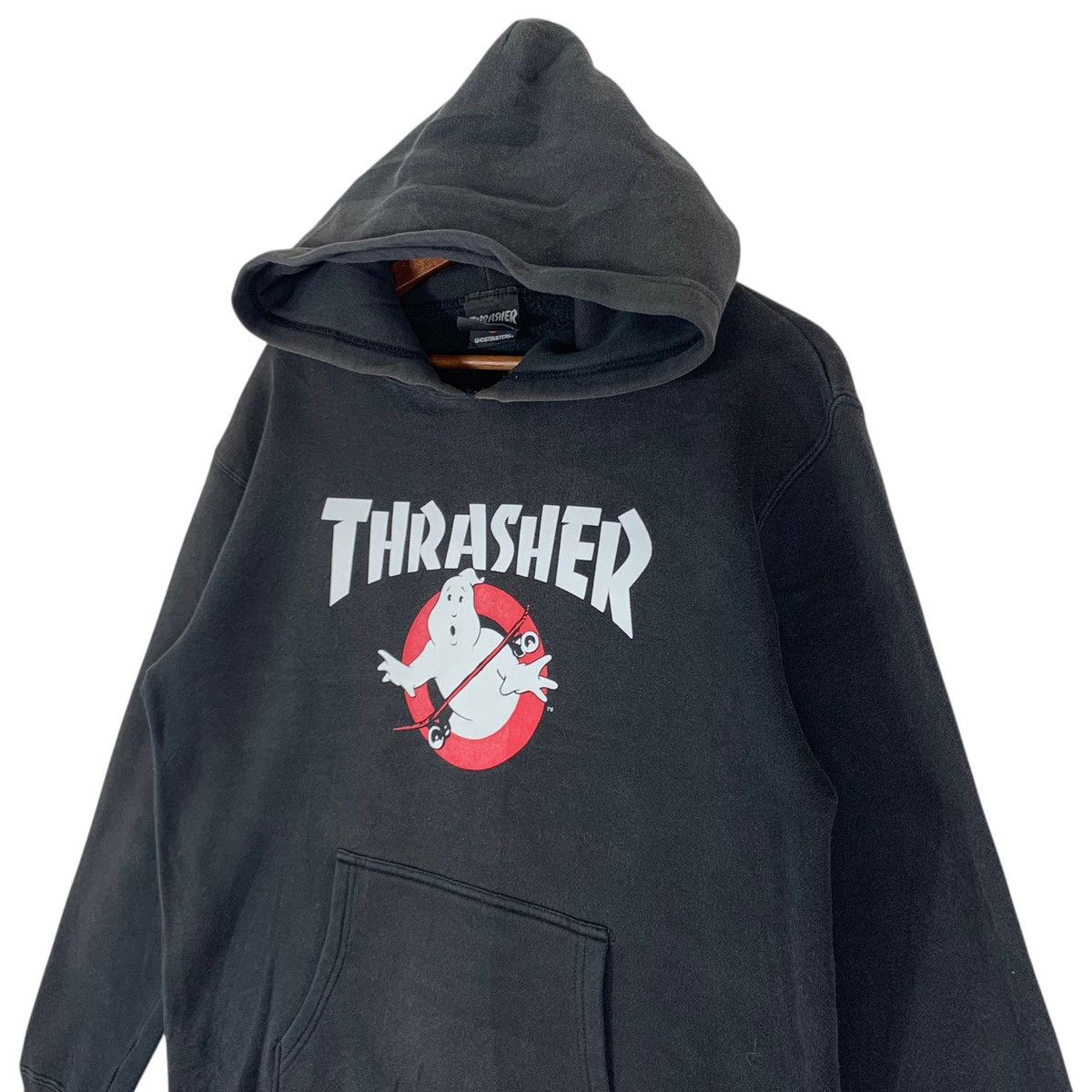 Thrasher × Vintage Vintage Thrasher Magazine X Ghost Buster Hoodie Sweater Size US M / EU 48-50 / 2 - 2 Thumbnail
