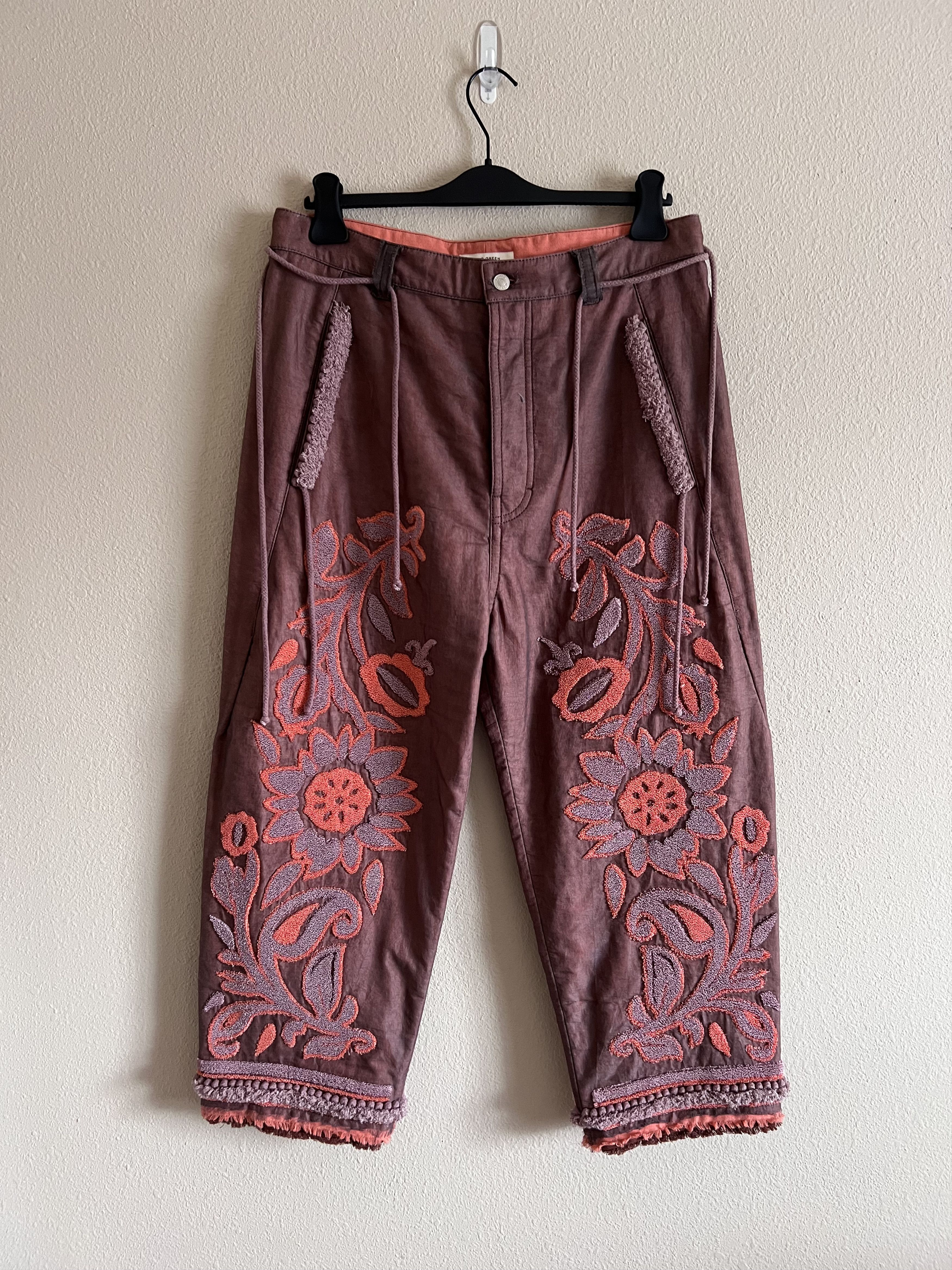 image of Craig Green Tapestry Pants In Red, Men's (Size 34)