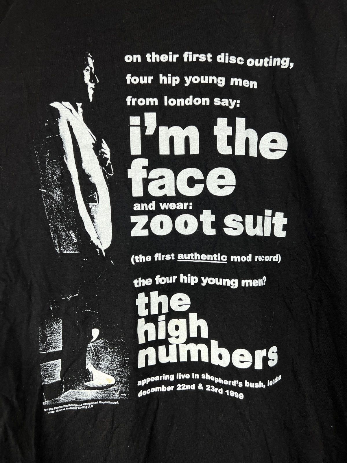 Band Tees × Vintage Vintage 1999 The WHO The High Numbers Im the face Band tee Size US XL / EU 56 / 4 - 3 Thumbnail