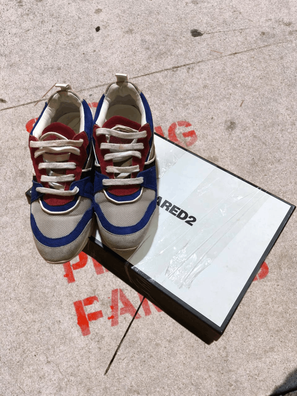 Dsquared2 Luxury Dsquared2 Leather Sneakers womens Size US 6 / IT 36 - 1 Thumbnail