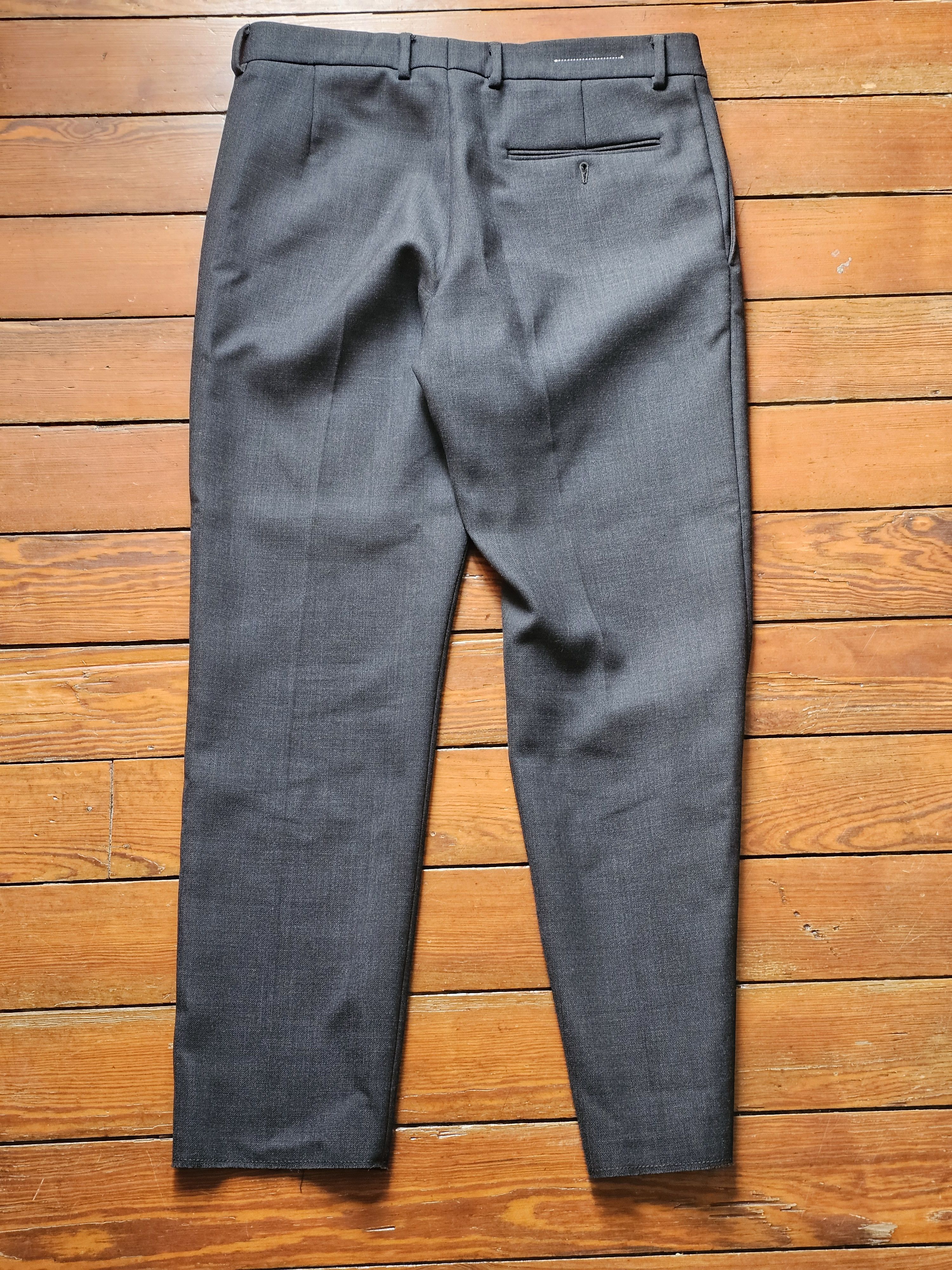 MM6 Margiela MM6 wool blend pants charcoal size 50, brand new Size US 34 / EU 50 - 2 Thumbnail