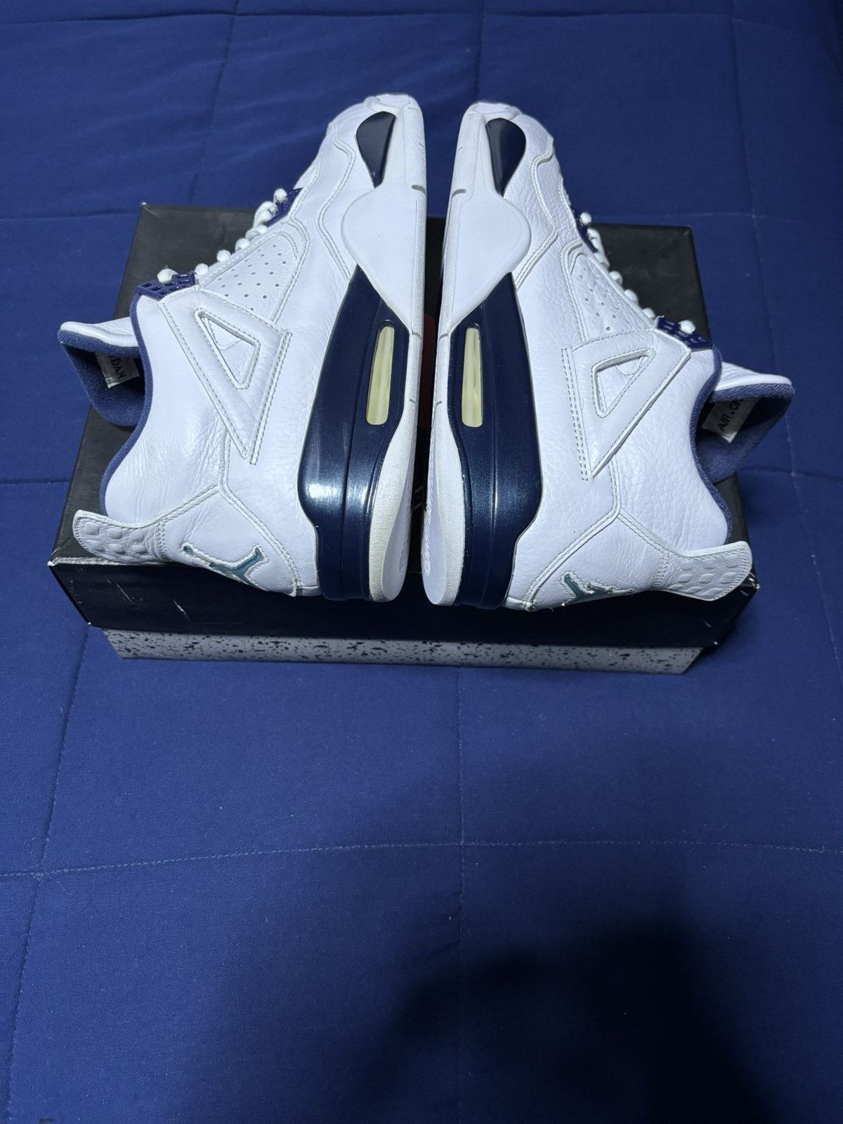 Jordan Brand Jordan 4 Retro LS Columbia Size 12 Size US 12 / EU 45 - 3 Thumbnail