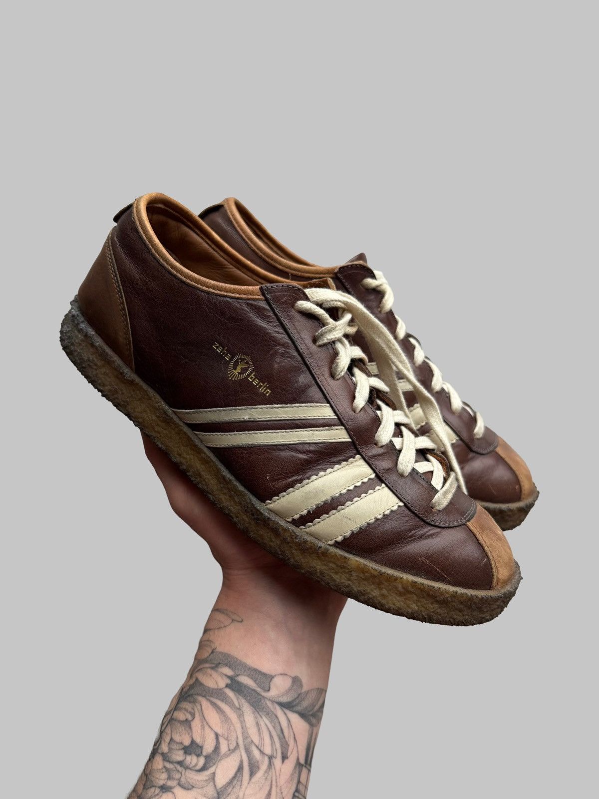 Other Zeha Berlin Leather Sneakers Brown Vintage Retro Size EU 41 Size US 8 / EU 41 - 1 Thumbnail